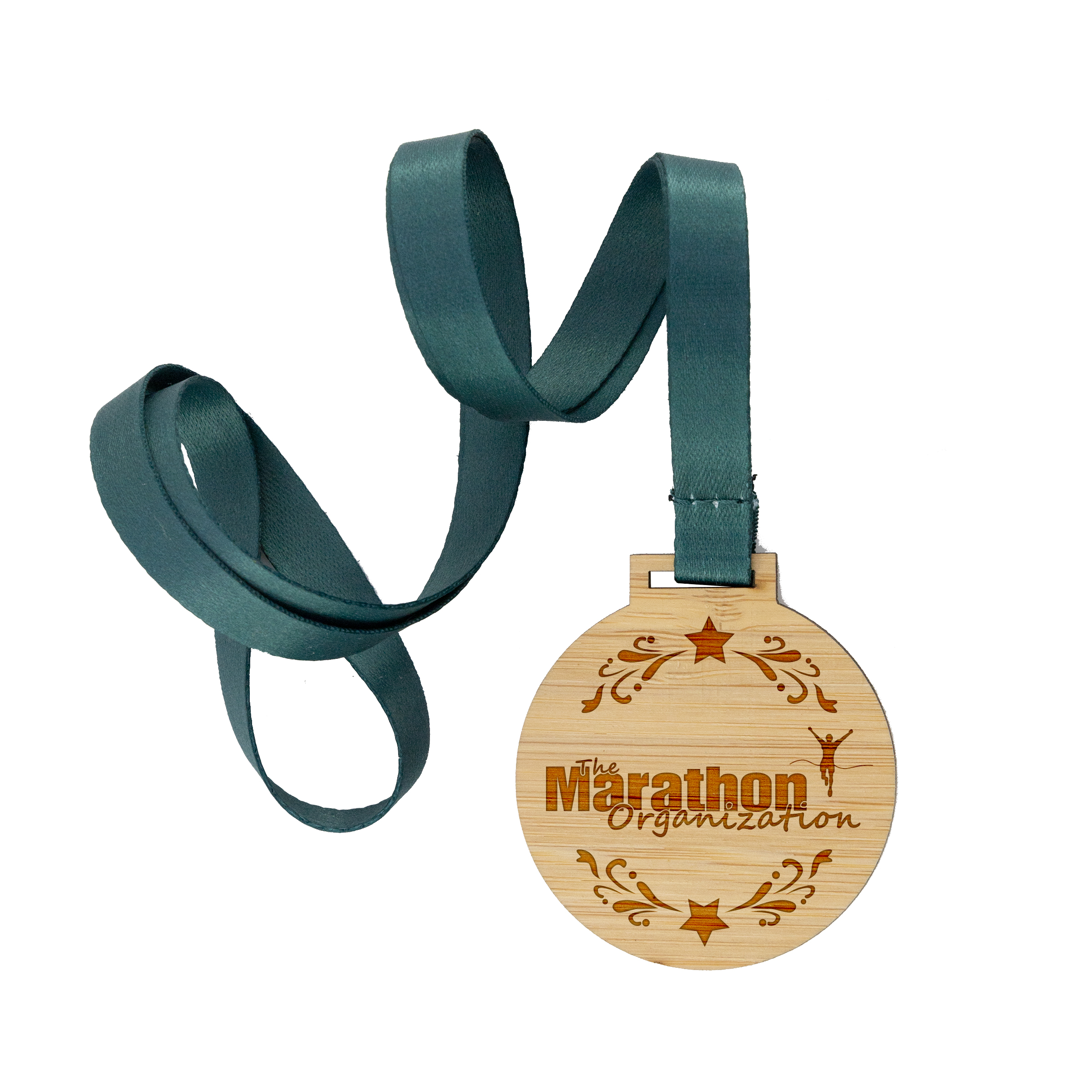 Custom Bamboo Medals Engraved (2.5") 7