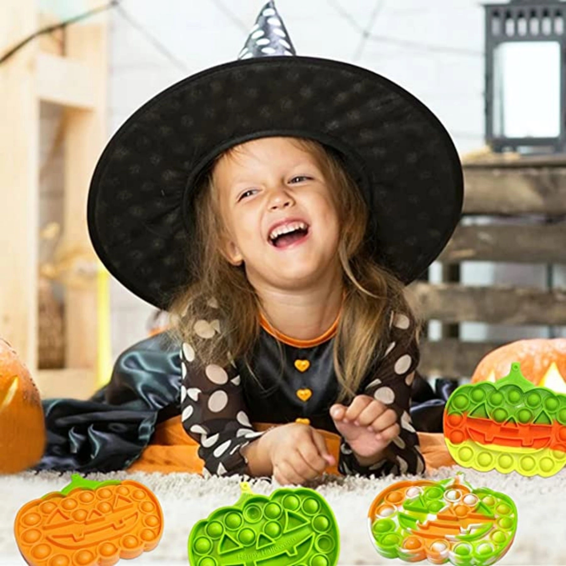 Halloween Pumpkin Pop Fidget Toys 9