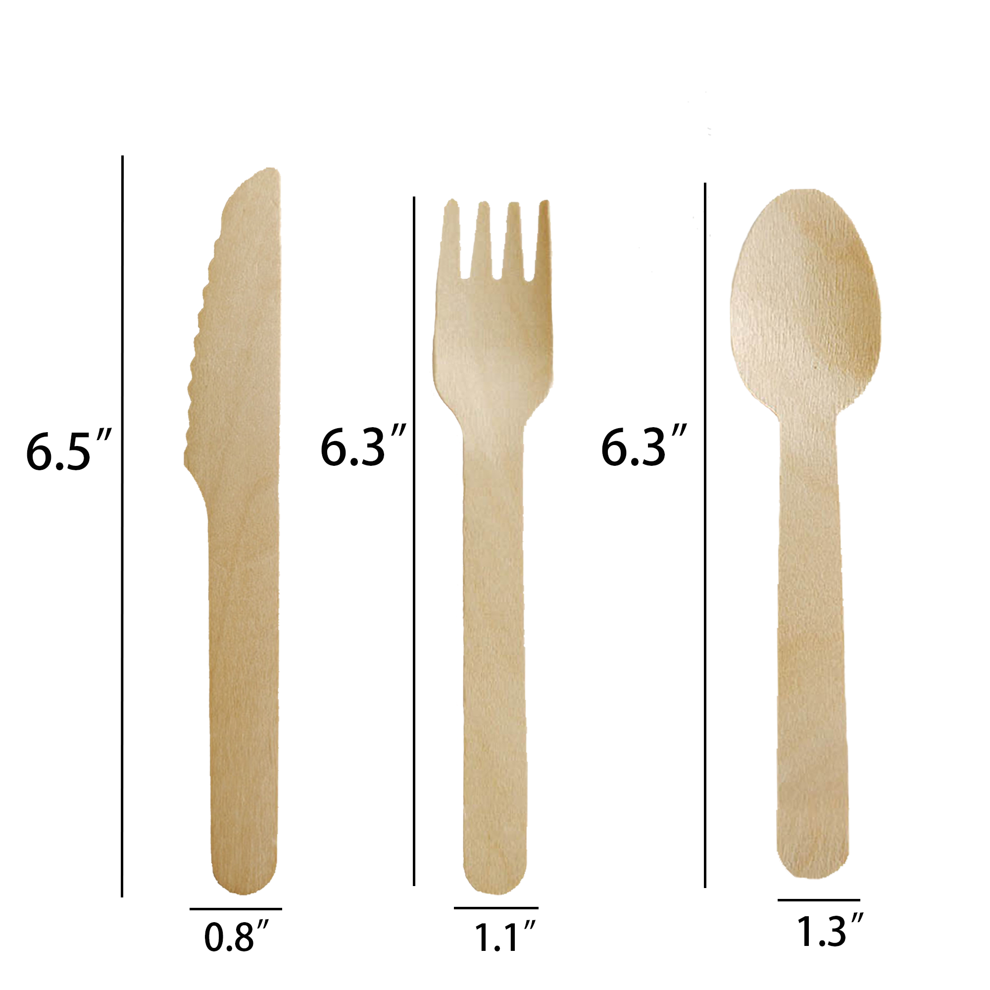 Biodegradable Cutlery Set with Logo 2