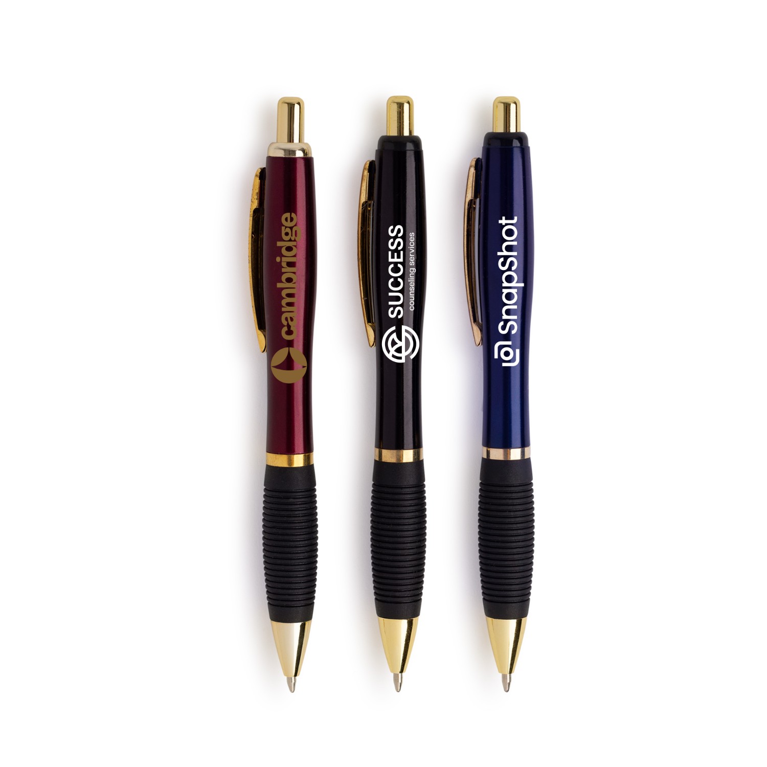 El-Gripper Click Pen - Gold Accents