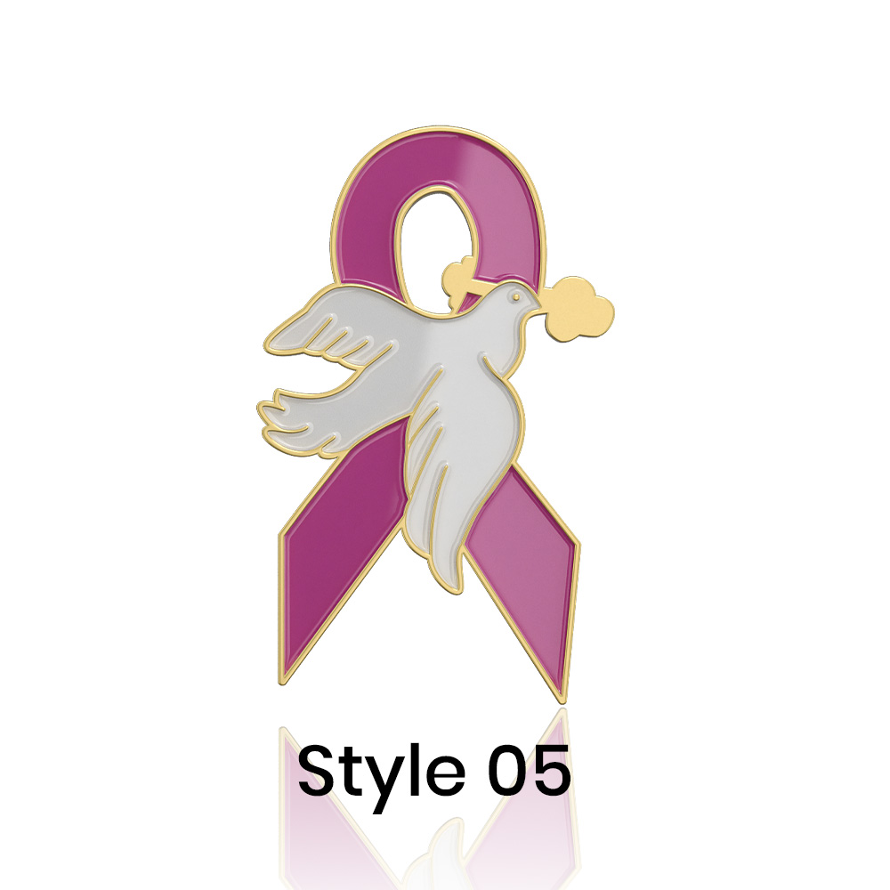 Stock Awareness Ribbon Pins 13