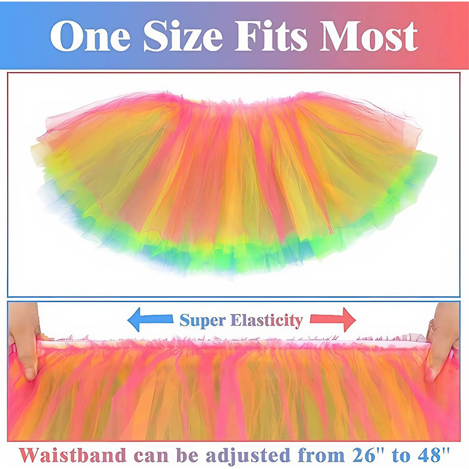 Fluffy Layered Tulle Ballet Dance Skirt 13