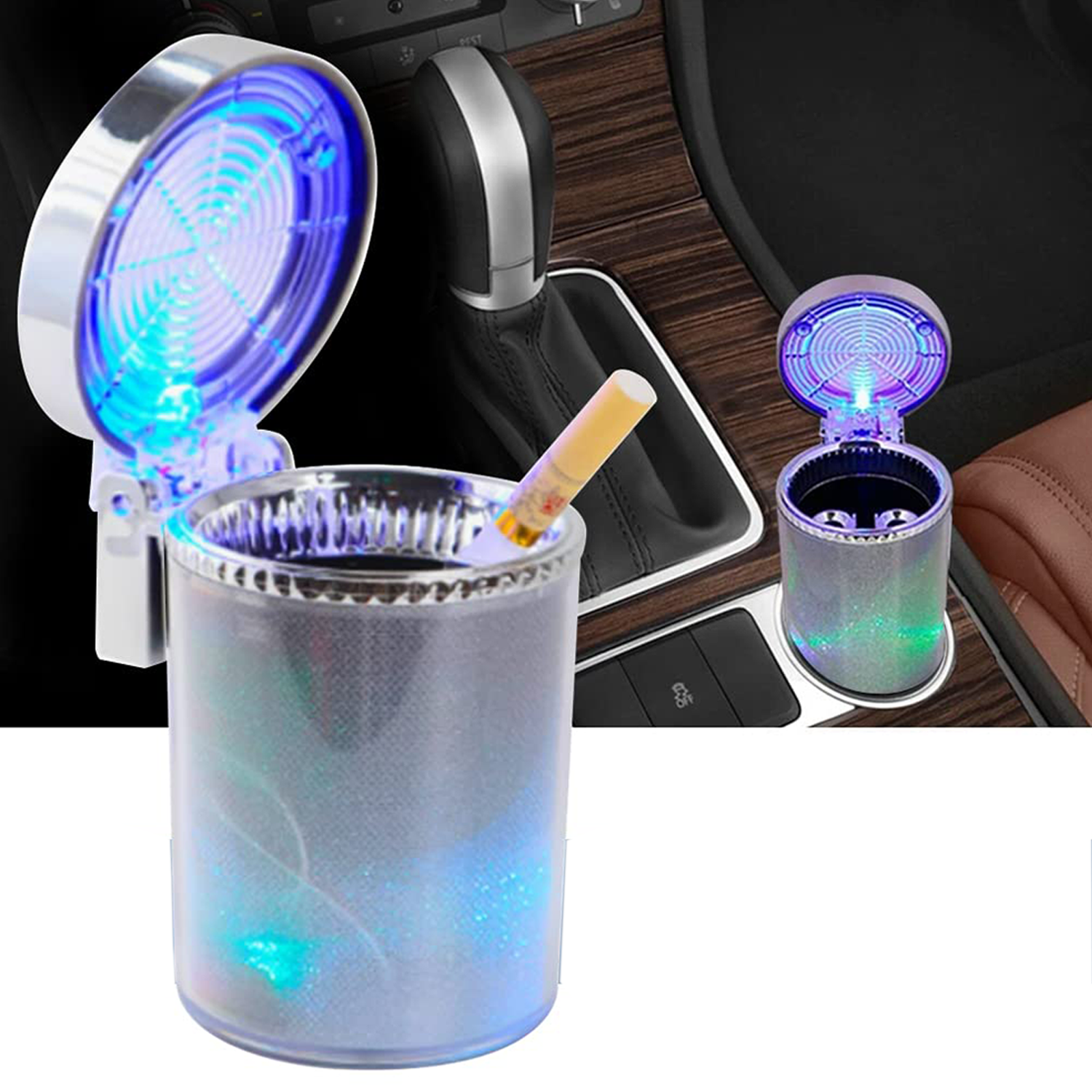 Car Ashtray with Led Light 2