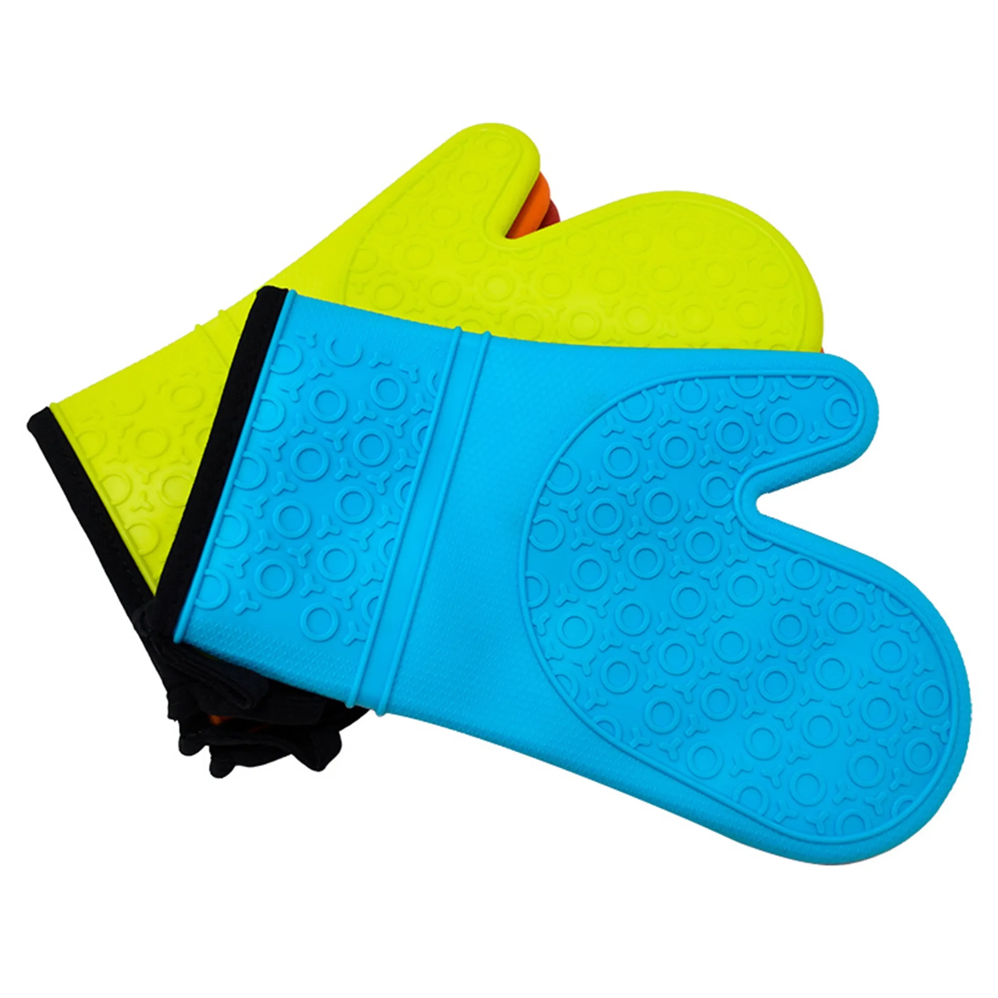 Custom Silicone Heat Resistant Oven Mitts 4
