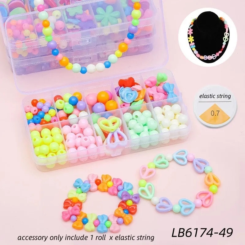 BULK Kids Jewelry Making Kit DIY Bracelet Set Beads Supplies 5