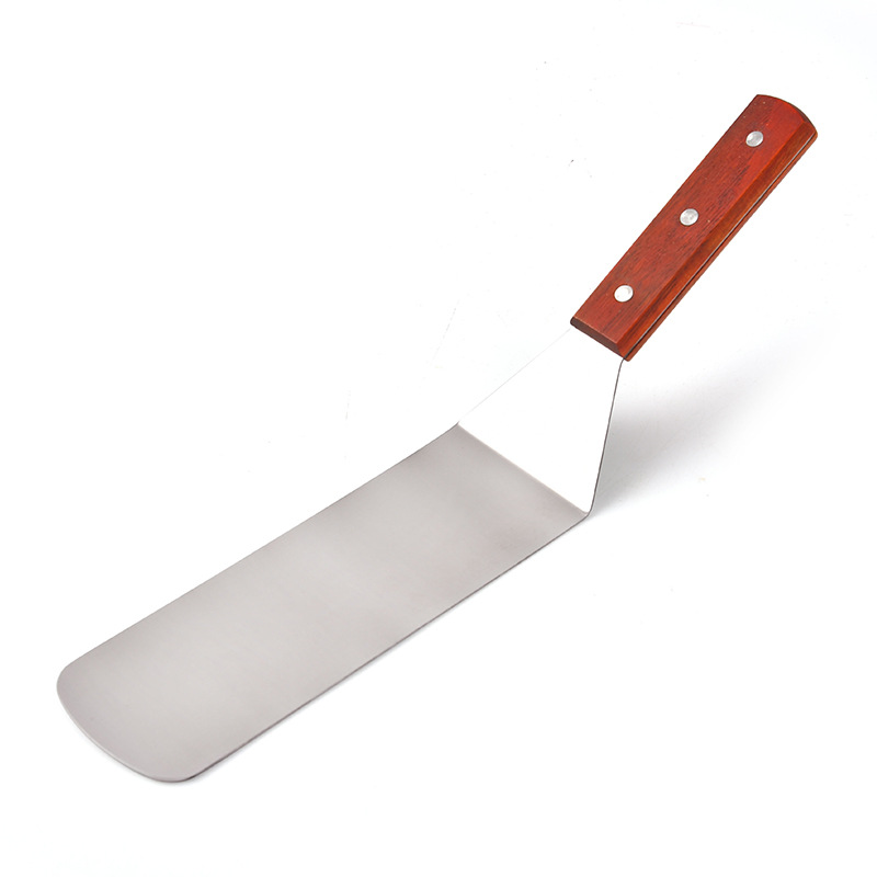 Stainless Steel Wooden Handle Frying Spatula 2