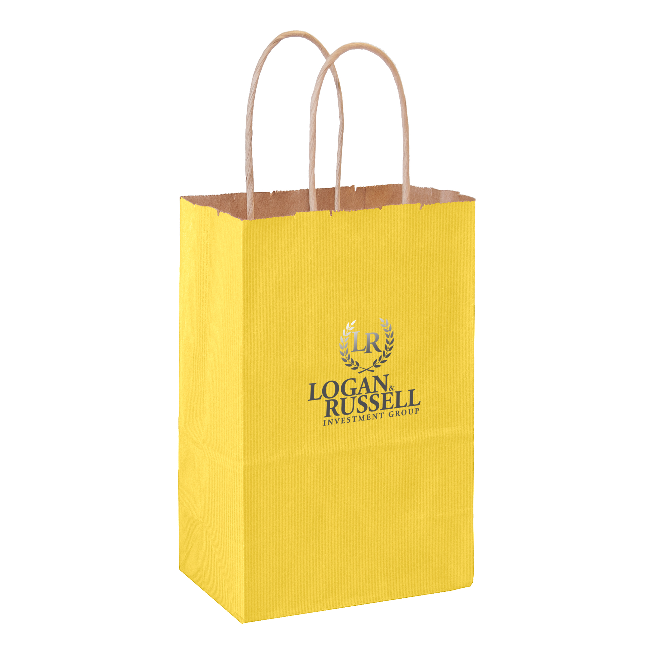 Matte Color Paper Shopper with Twisted Paper Handles 29