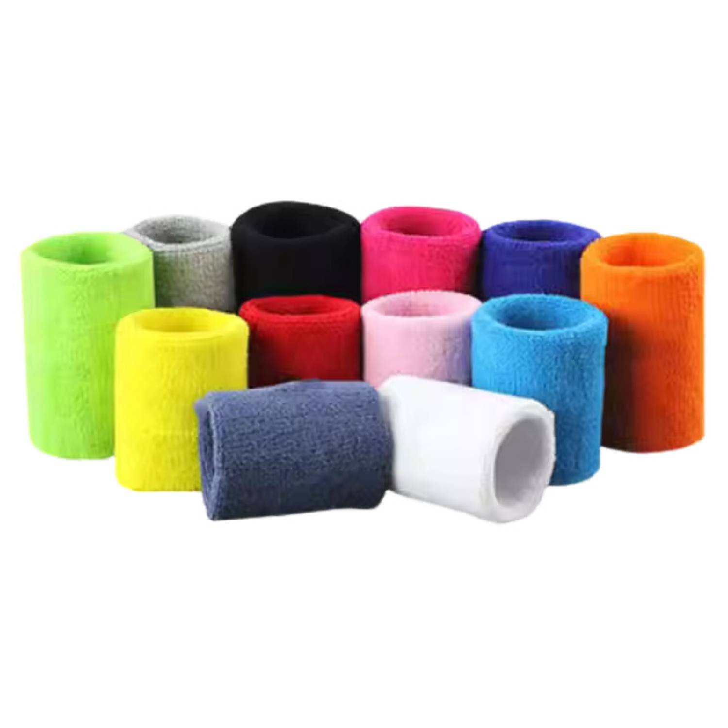 Cotton Elastic Sports Sweat Wristband 14