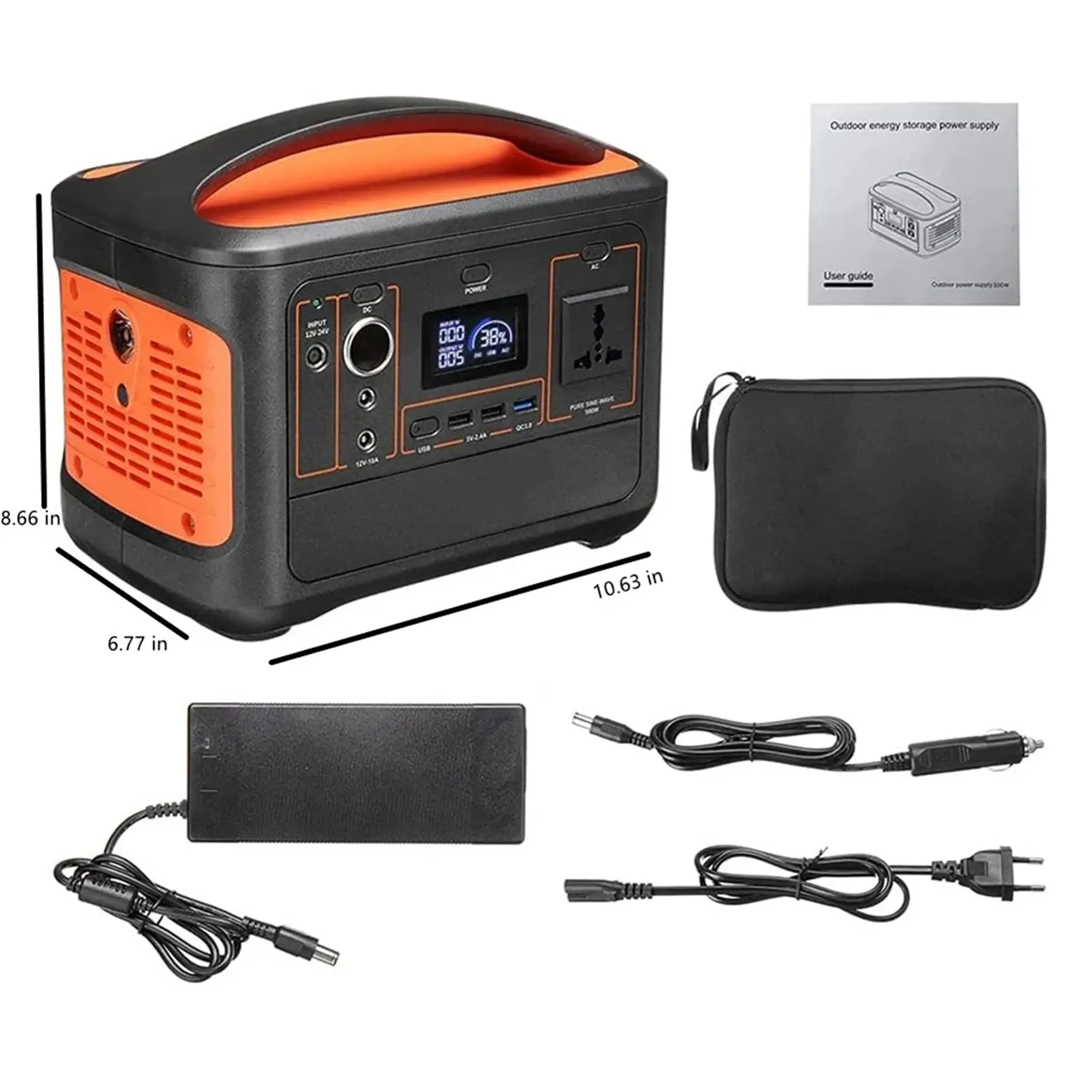 153600mAh Portable Camping Power Station 1