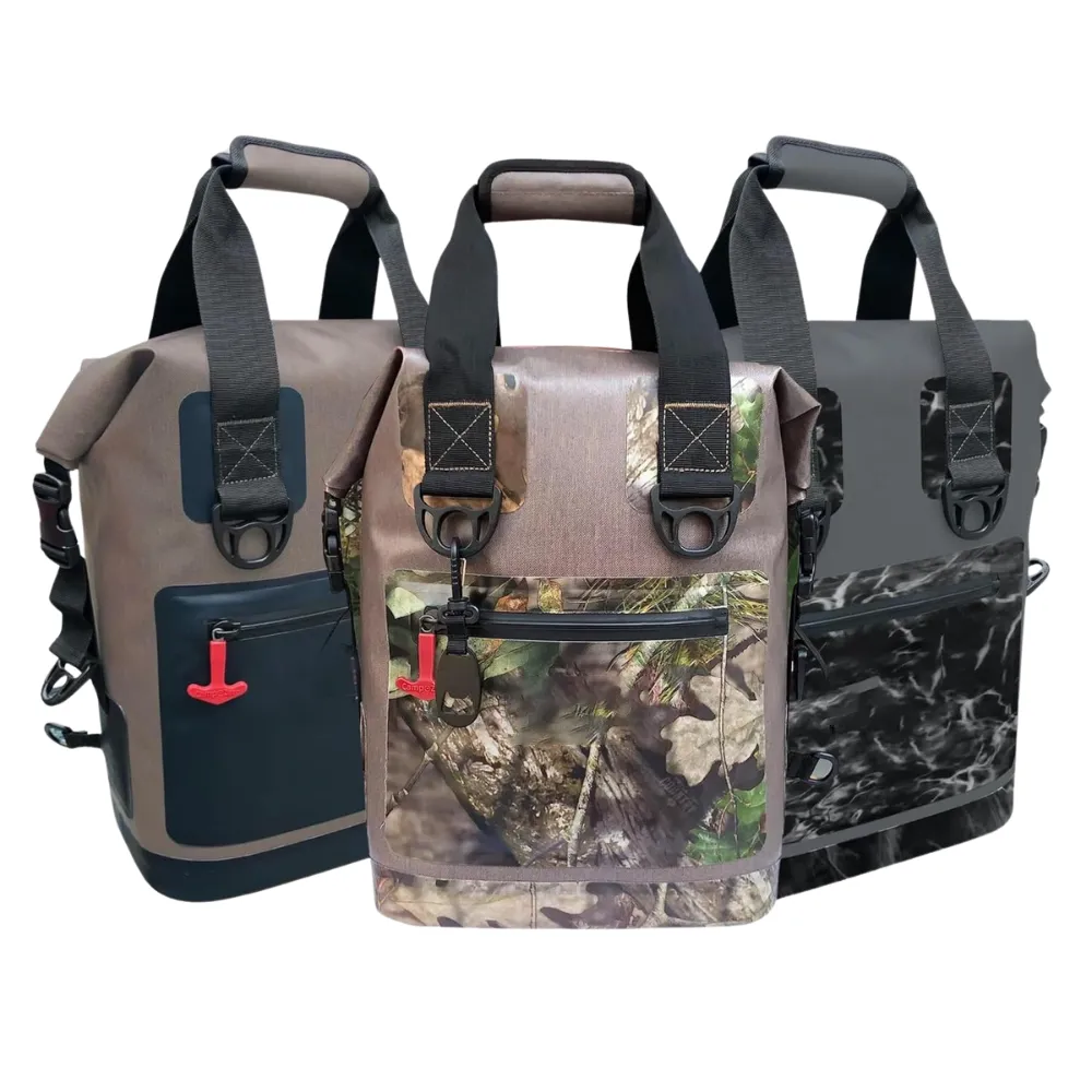 Roll Top Cooler Bag with Backpack Straps 5