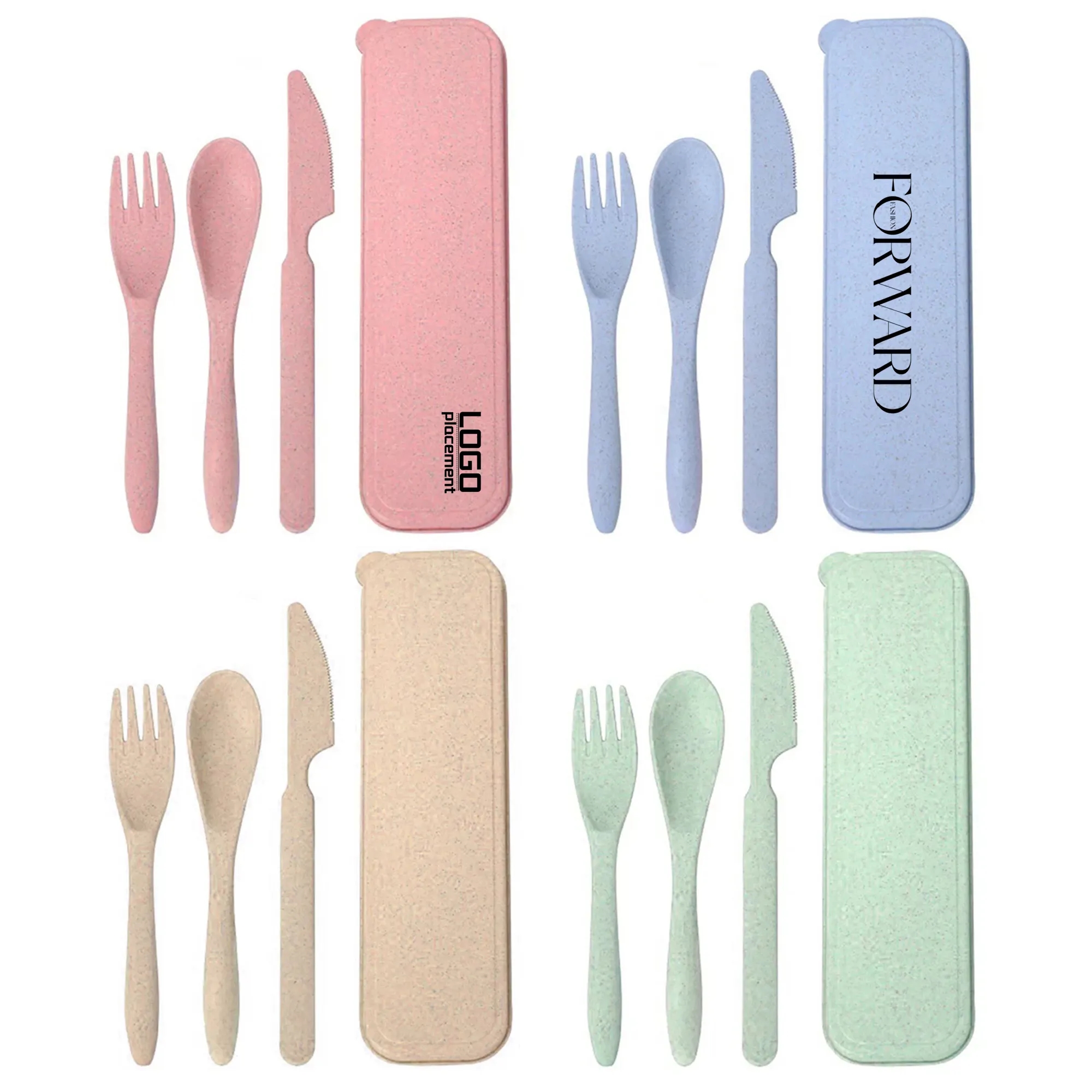 Wheat Straw Utensil Set