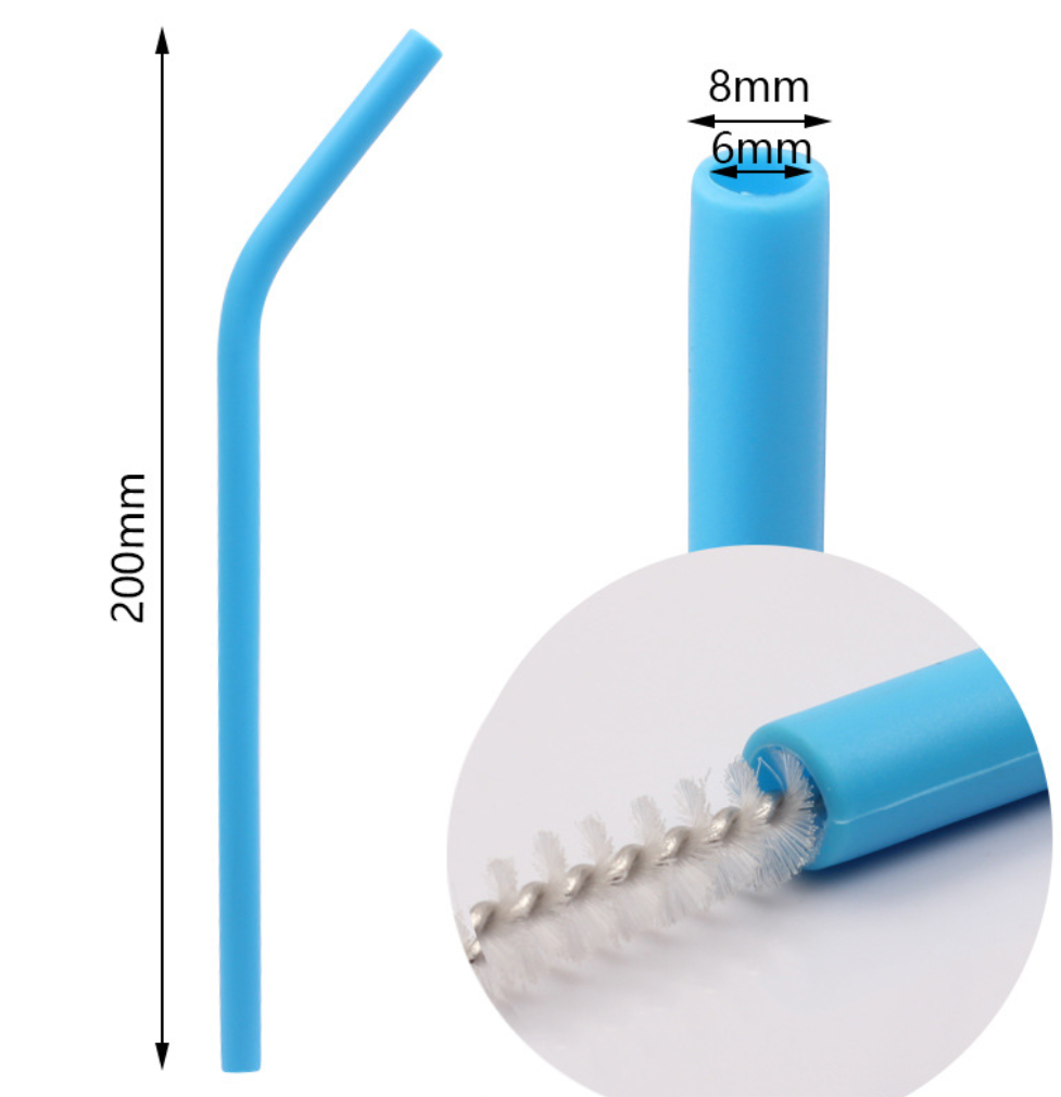 Environmental Protection Silicone Curved Straw 3