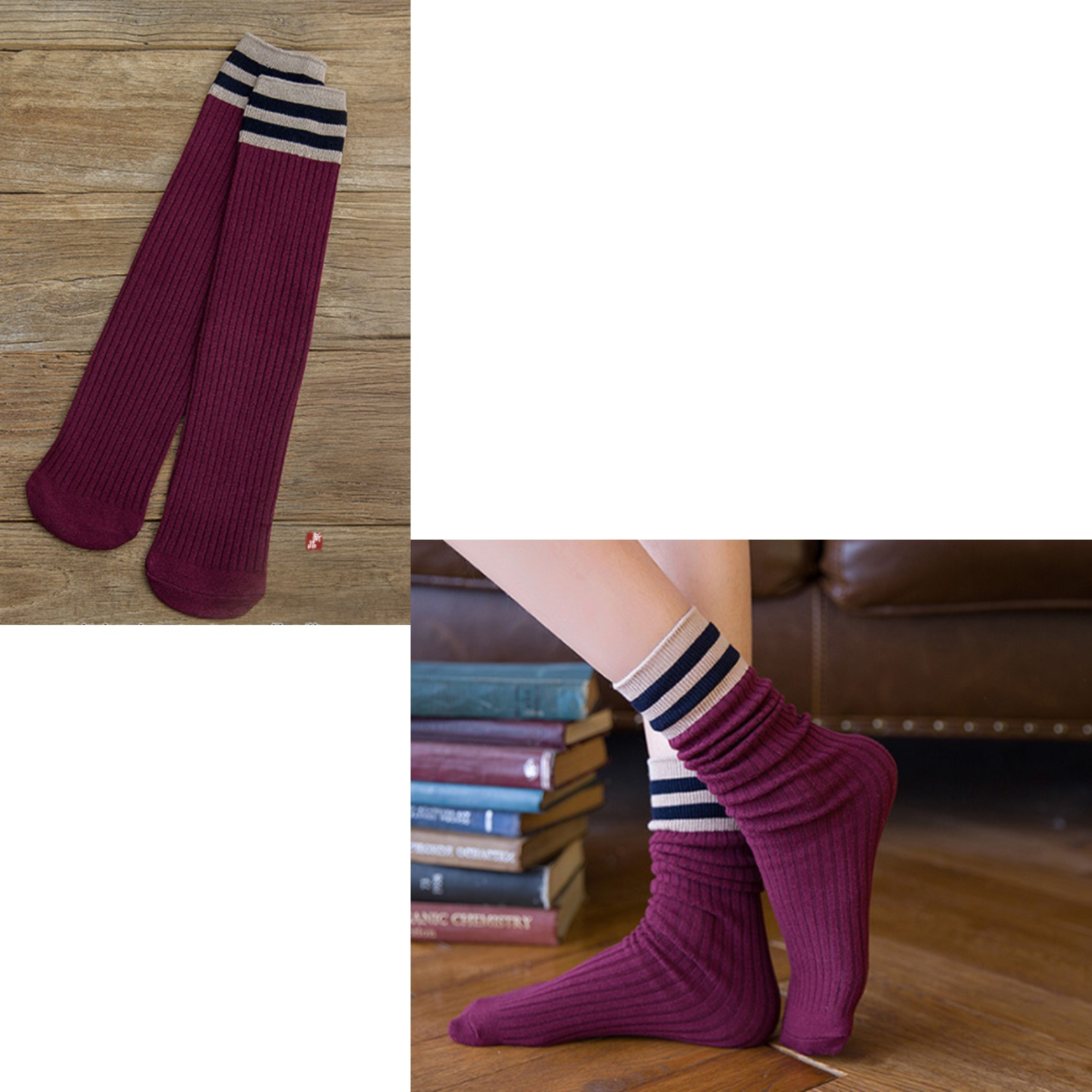 Women Middle Cotton Socks 3