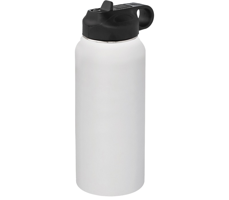 Double Wall Stainless Steel Water Bottle with Straw, 32 oz. 6