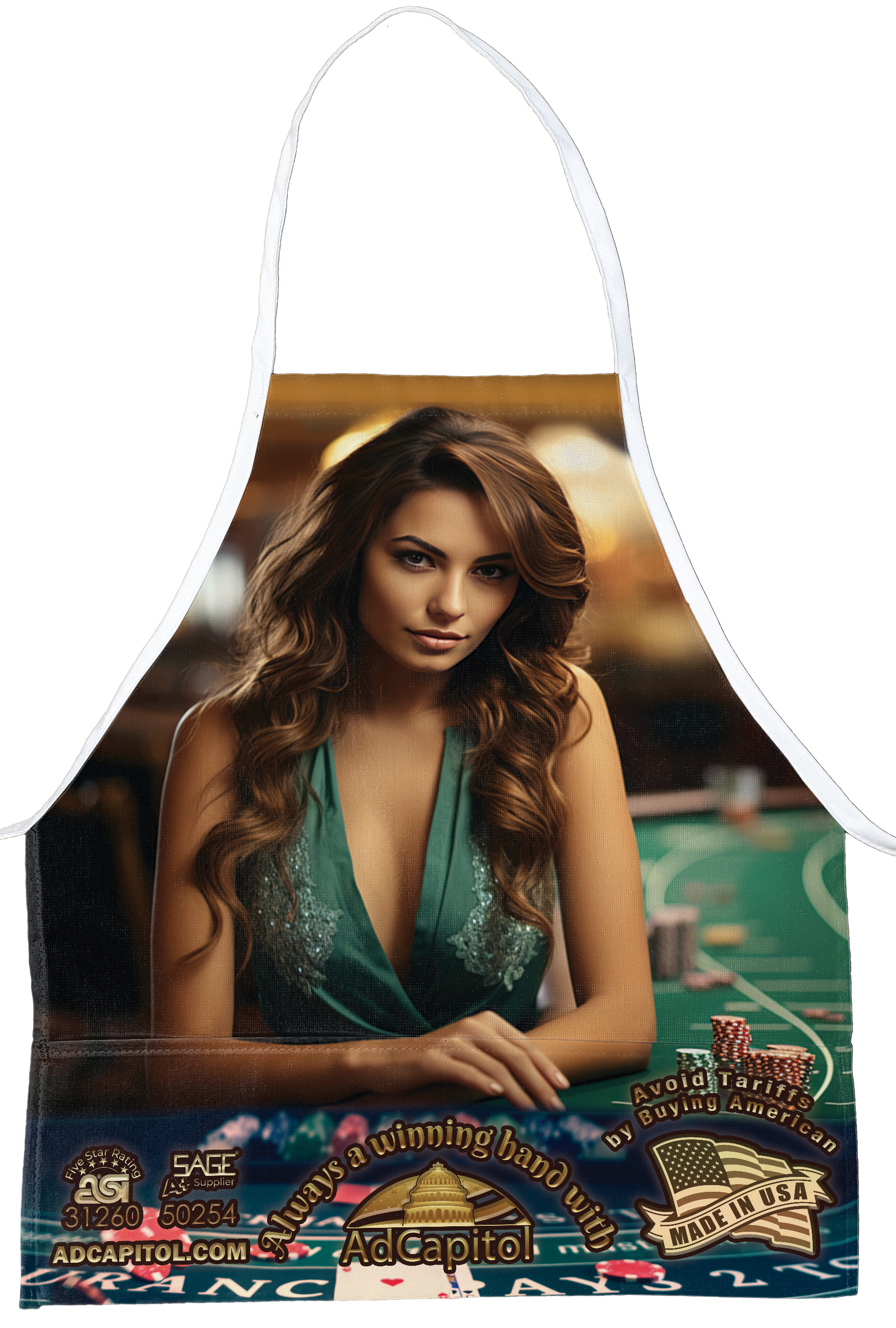 Sublimated Pocket Bib Apron 3