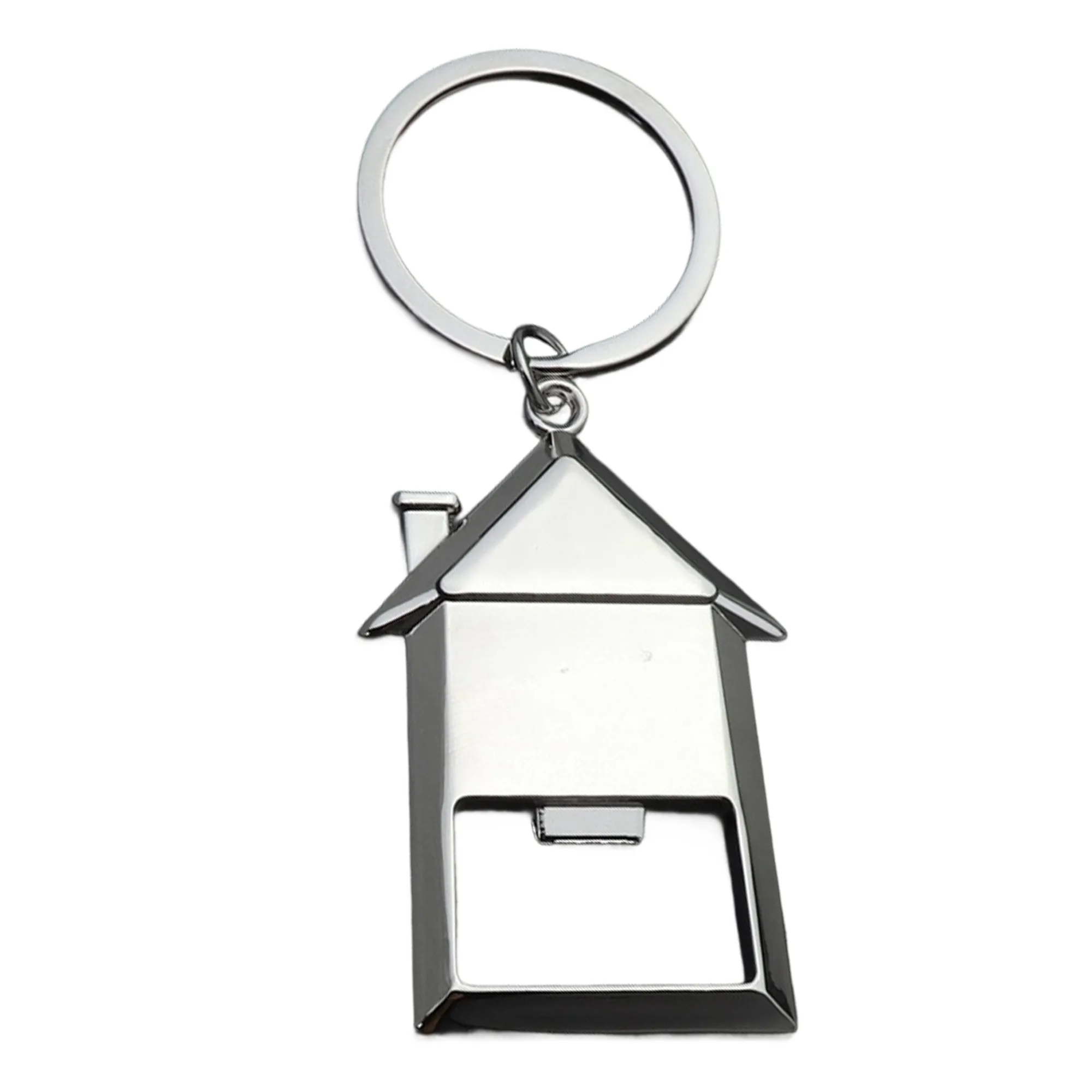 House-Shaped Metal Keychain Bottle Opener 2