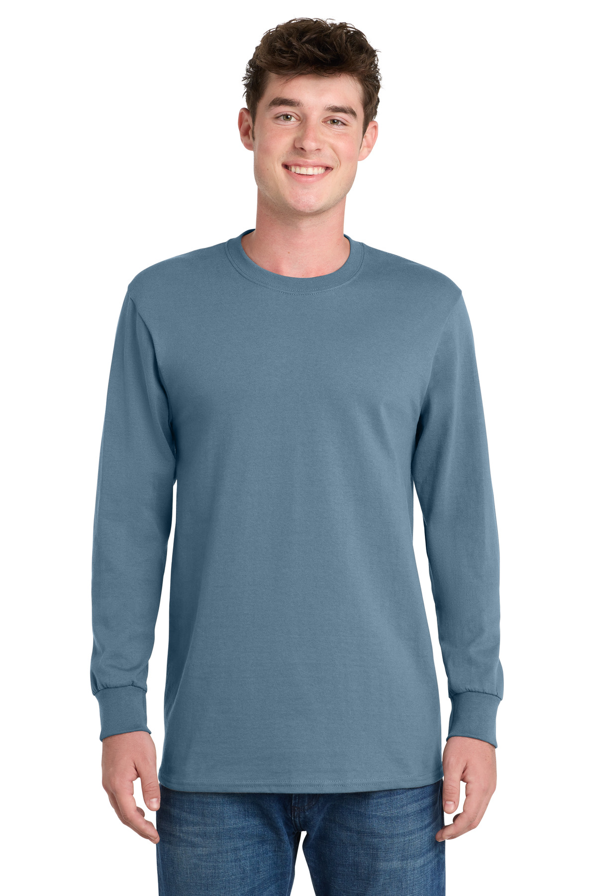 Port & Co Tall Long Sleeve Essential Tee. PC61LST 60
