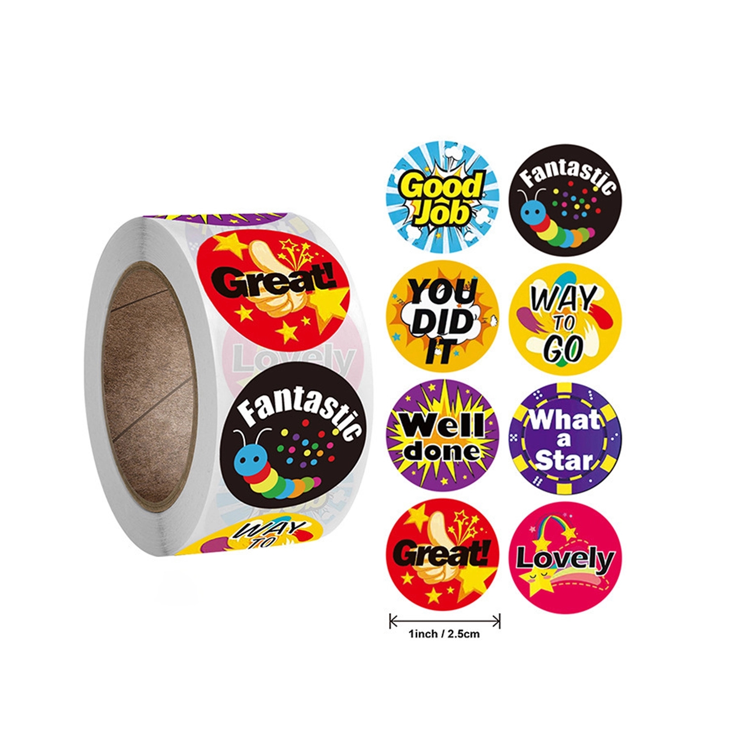Cute Reward Motivational Stickers 4