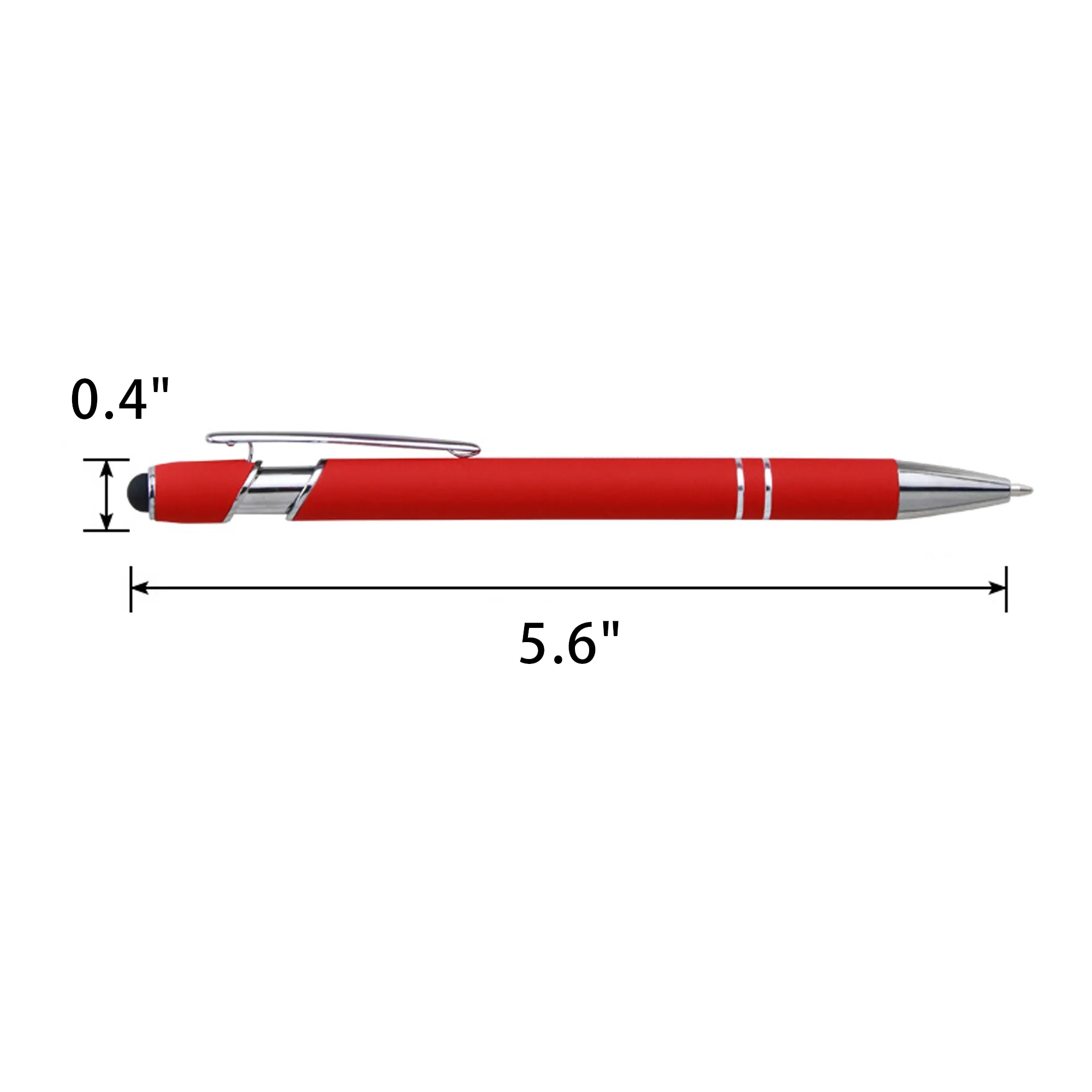 Metal Ballpoint Pen With Stylus 7