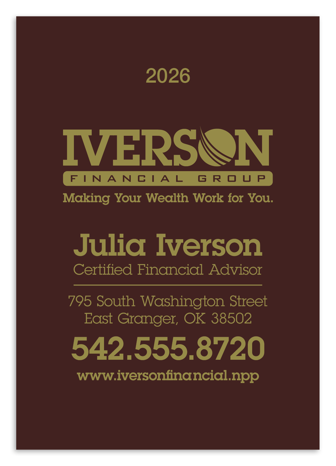 HotLine® Products Leatherette Planner 52