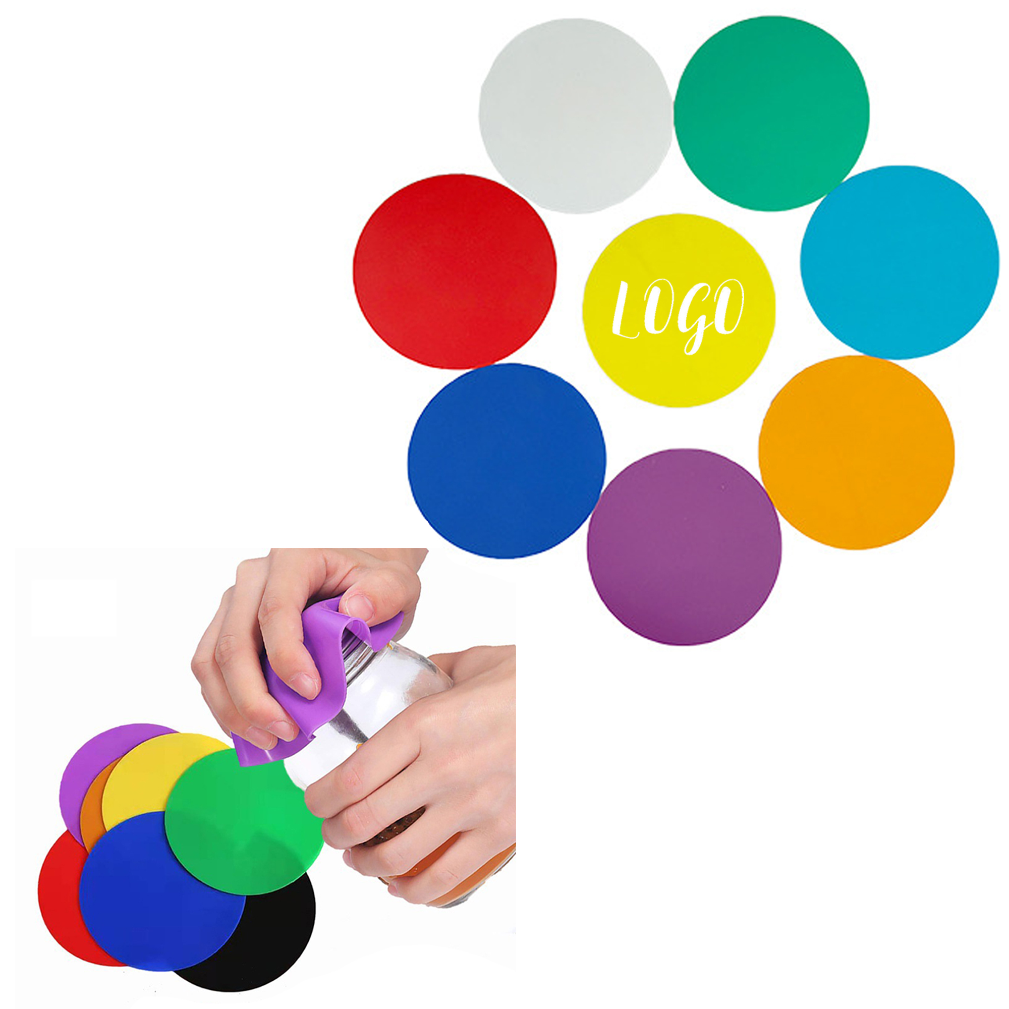 Solid Color Silicone Grip Pad 3