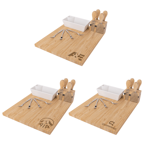 Charcuterie Board with Bowl, Utensils, and Forks 20