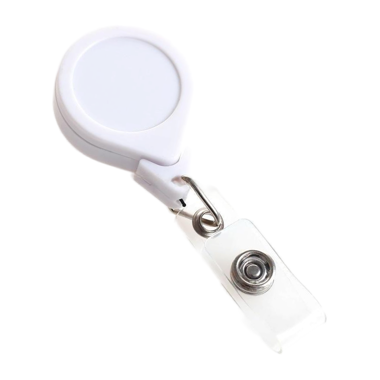 1.2"x3.1" anti twist retractable logo Name ID Badge Holder 6