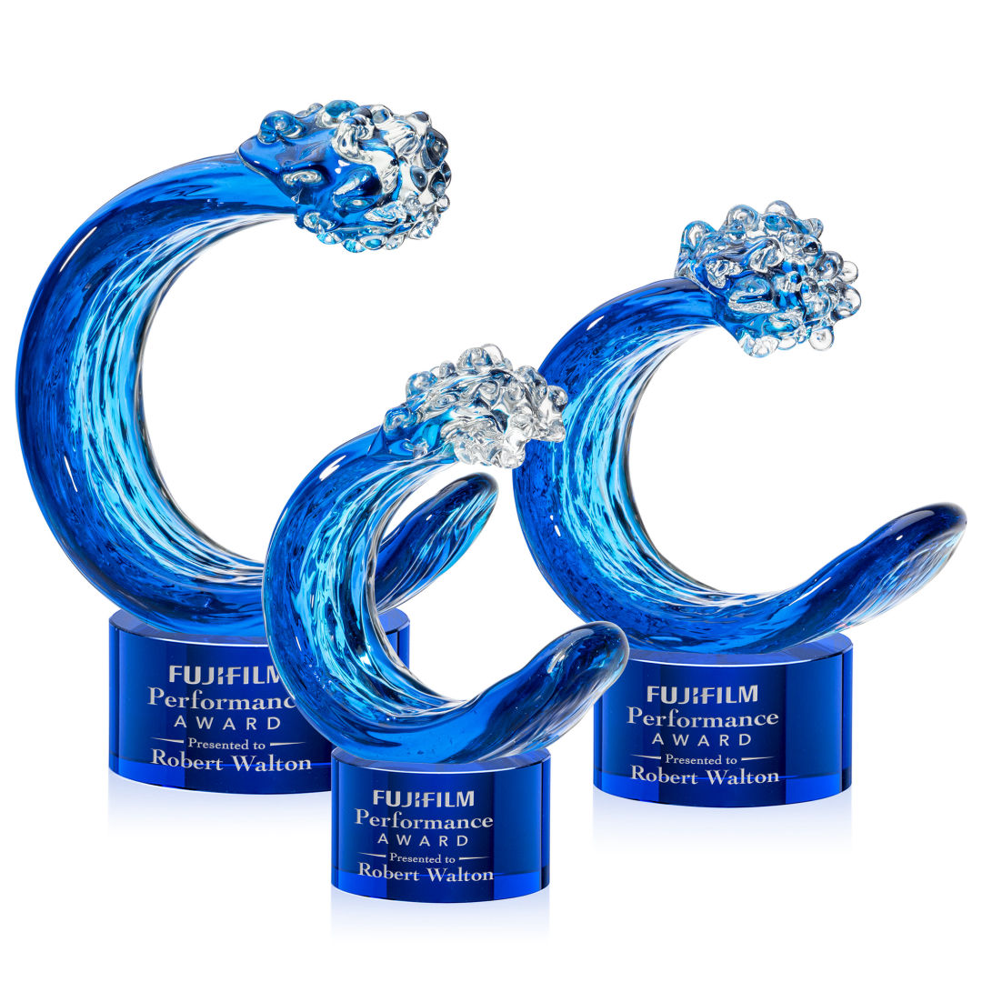 Oceana Award on Marvel Base - Blue 1