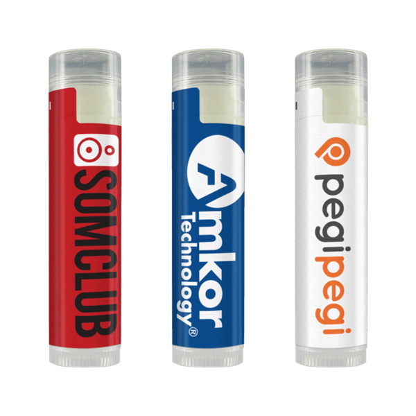 SPF 30 Soy Based Lip Balm in Clear Tube & White Label 2