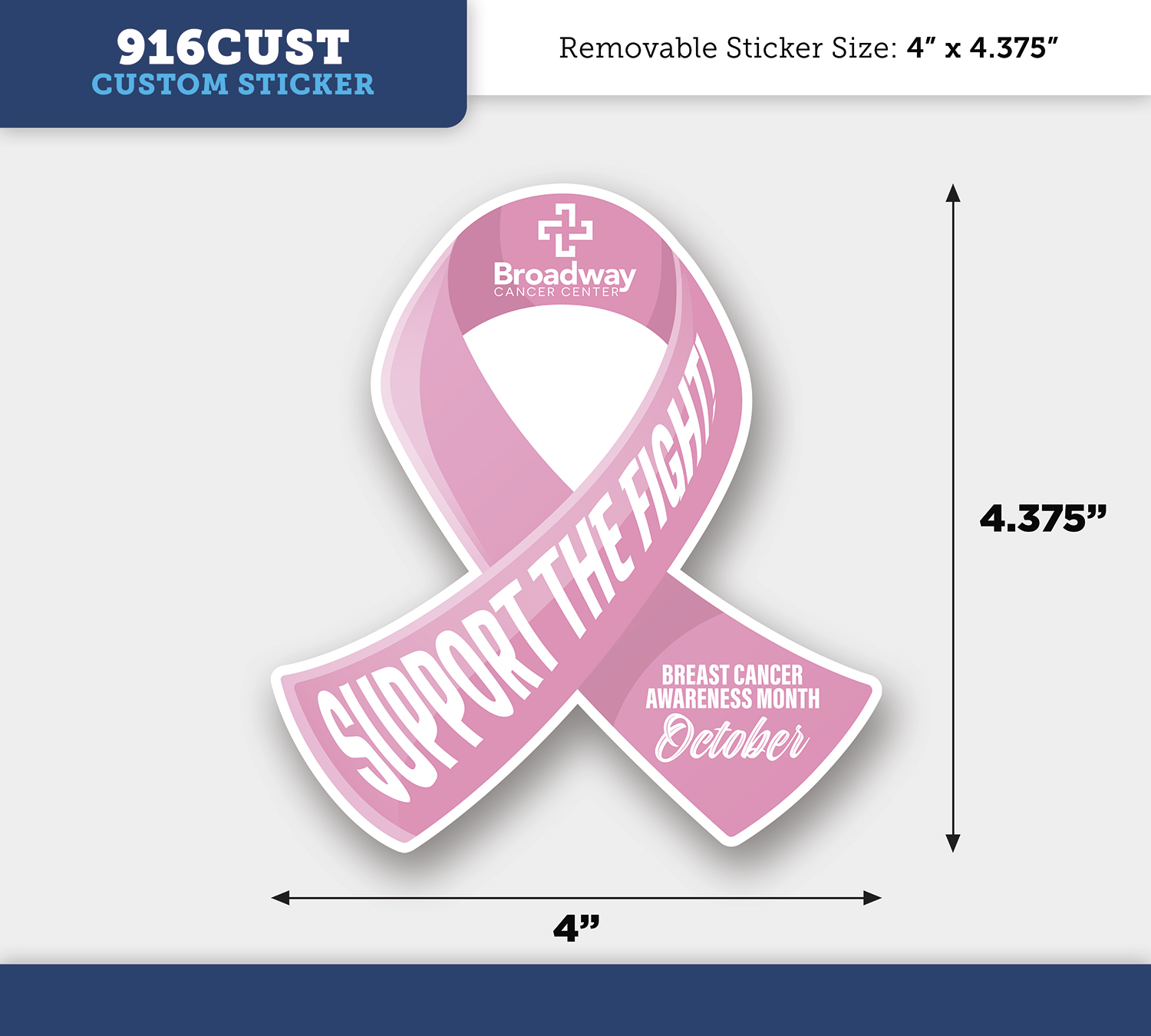 Permanent Outdoor Sticker -16 to 24 Square Inches 2