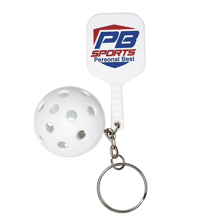 "PICKLE PADDLE" Pickle Ball Keychain 20