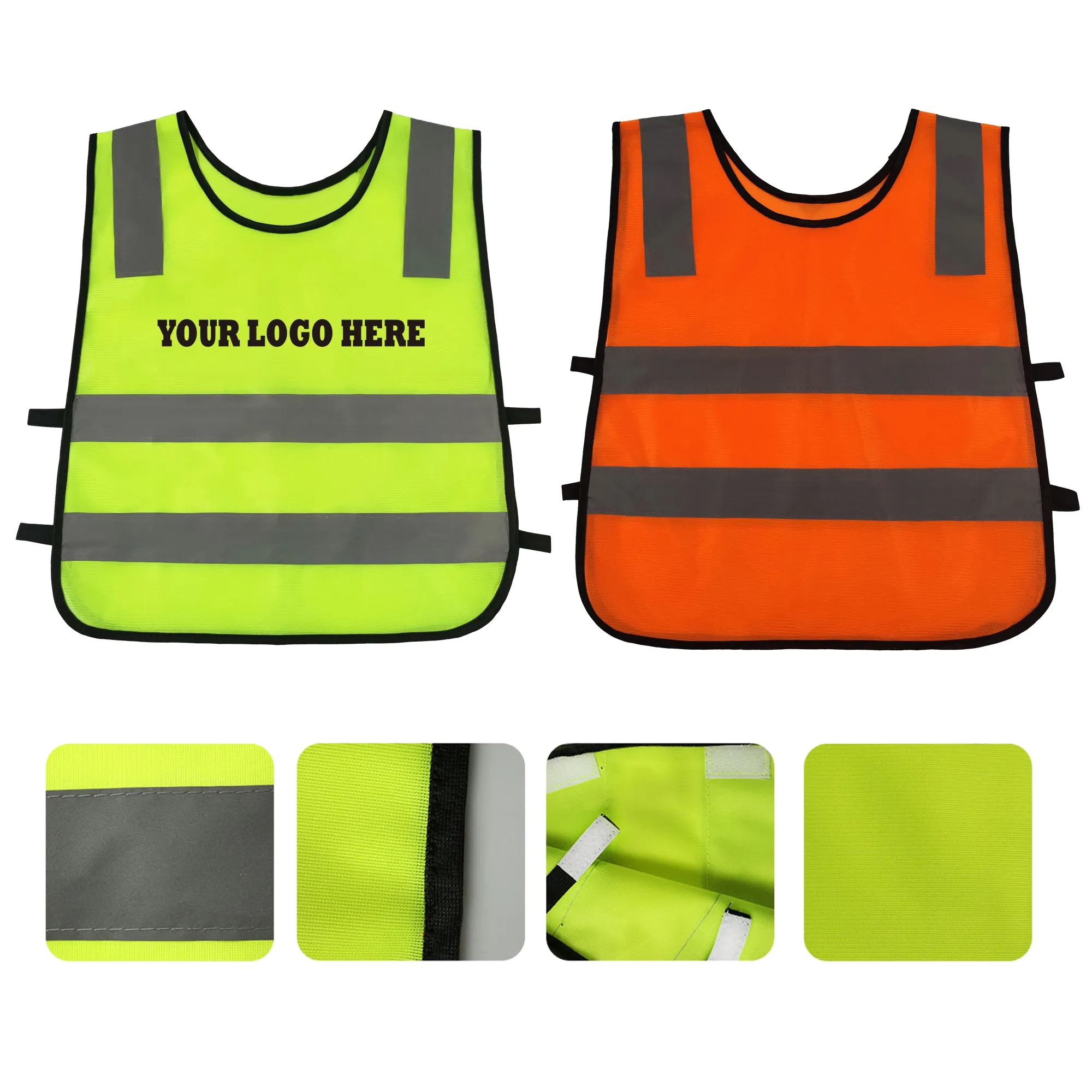 High Visibility Reflective Vest For Kids MOQ 100PCS 2