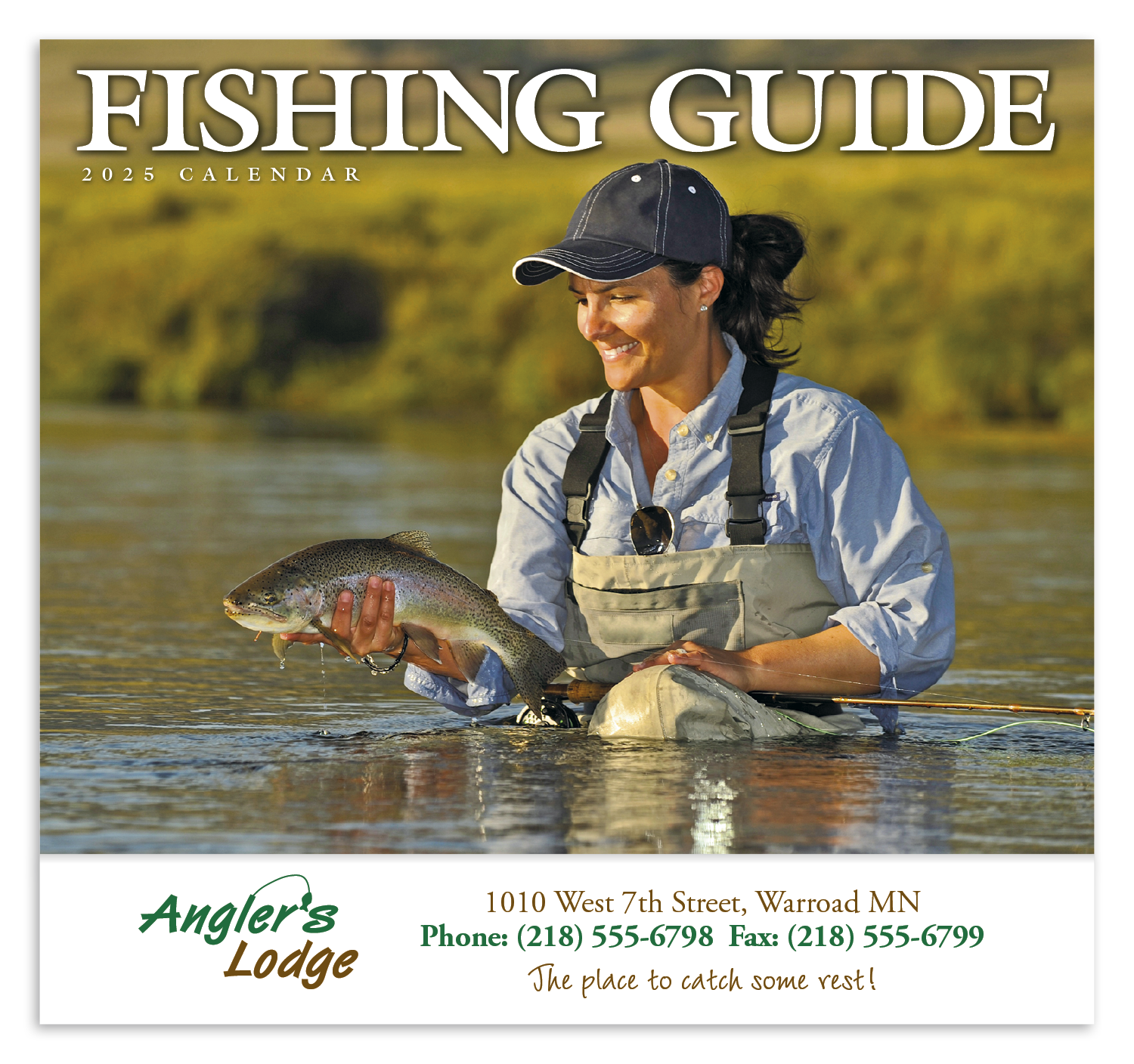 HotLine® Products Fishing Guide Appointment Calendar - Stapled 32