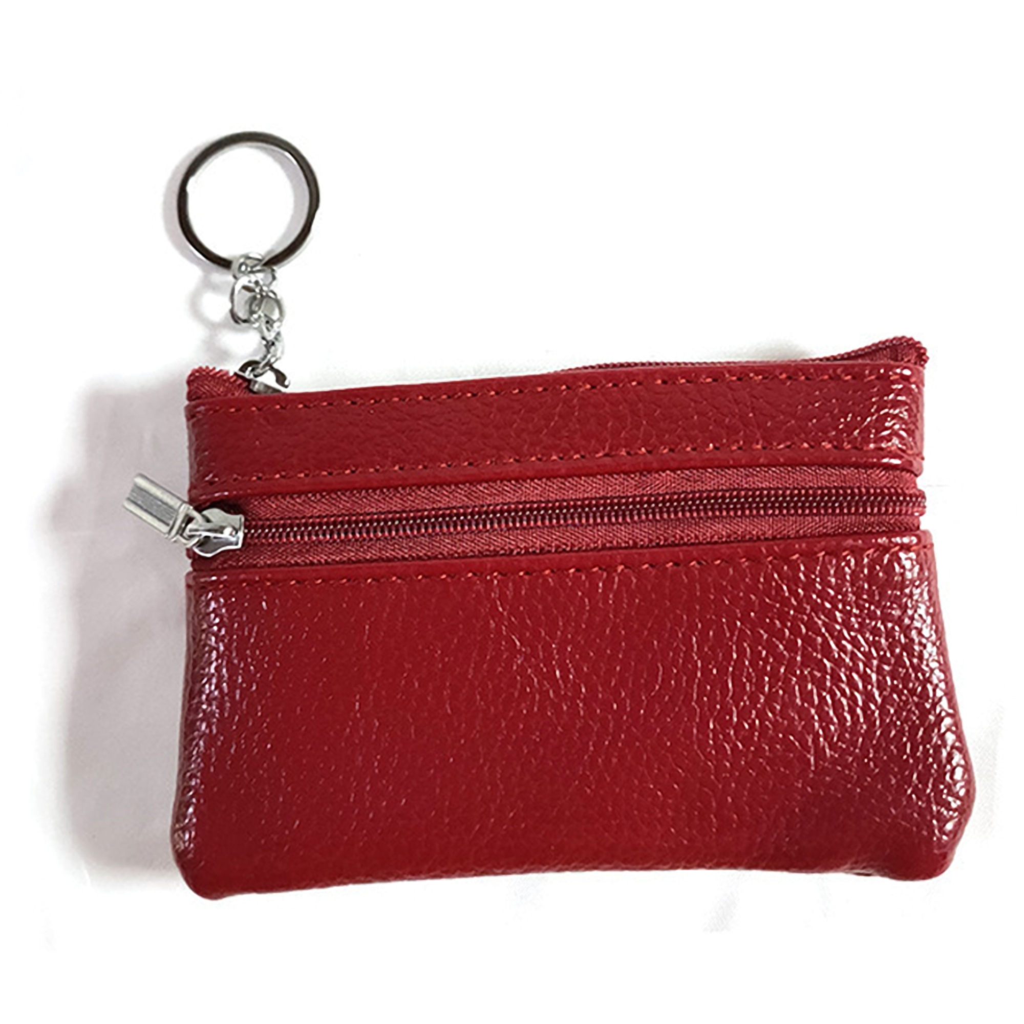 PU Leather Coin Purse w/Key Ring 4
