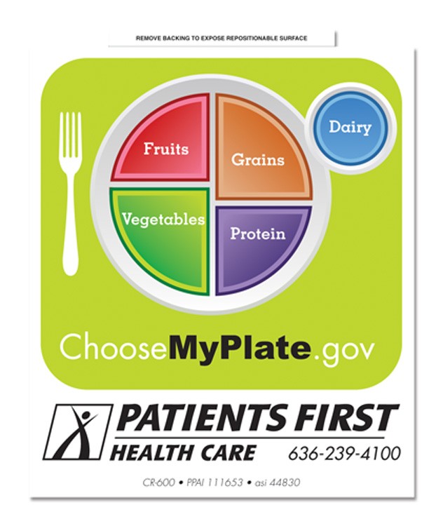 Repositionable My Plate 1