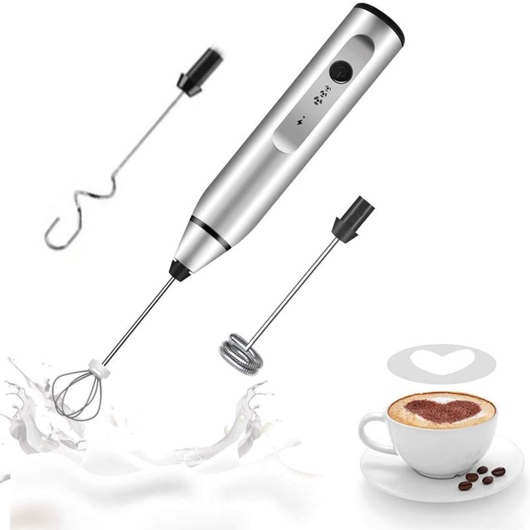 Electric Milk Whisk Frother 2
