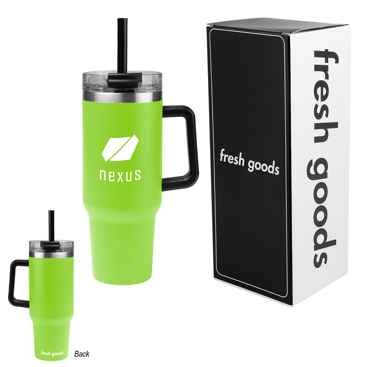 Fresh Goods 40 Oz. Intrepid Stainless Steel Tumbler 7