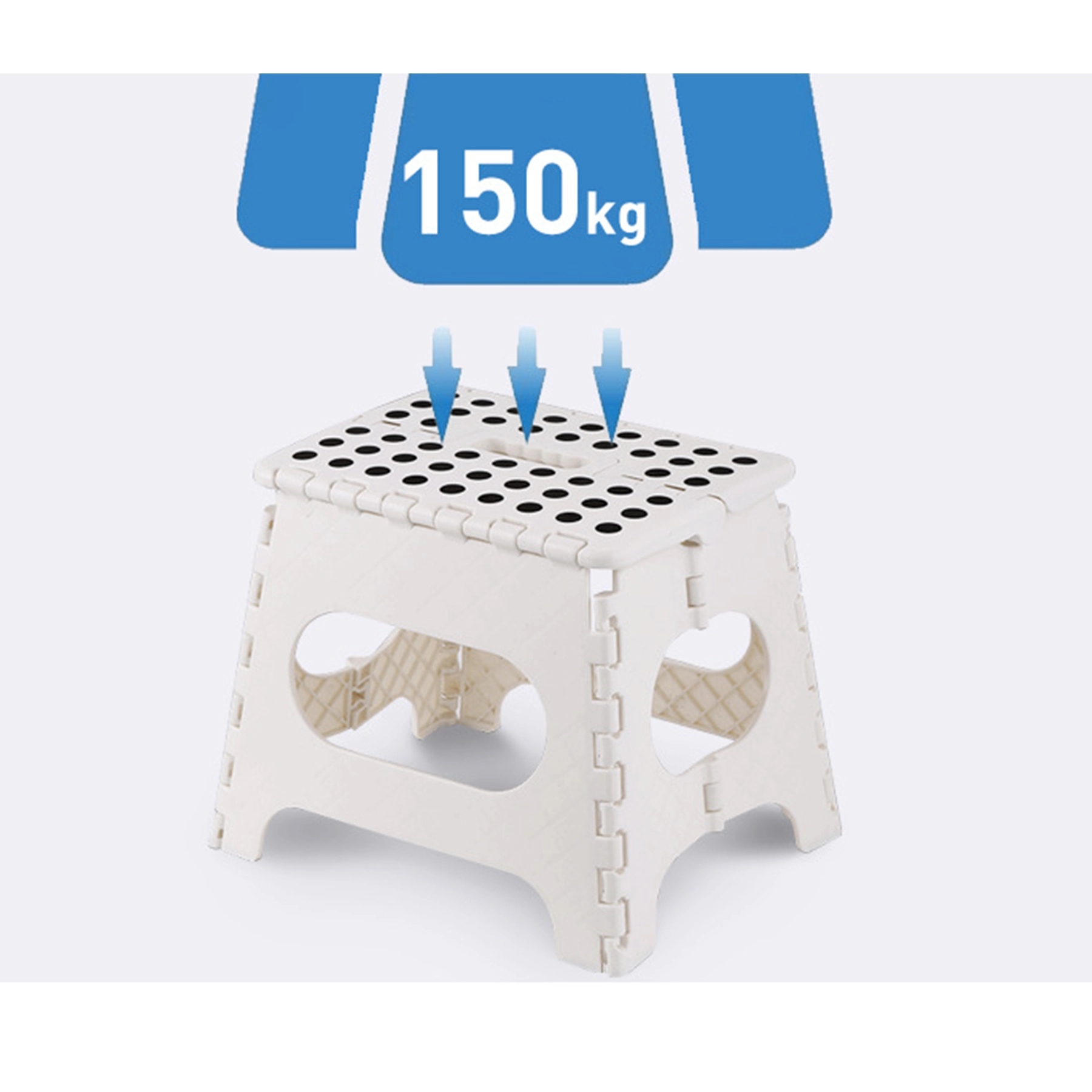 Lightweight Collapsible Folding Step Stool Plastic 3