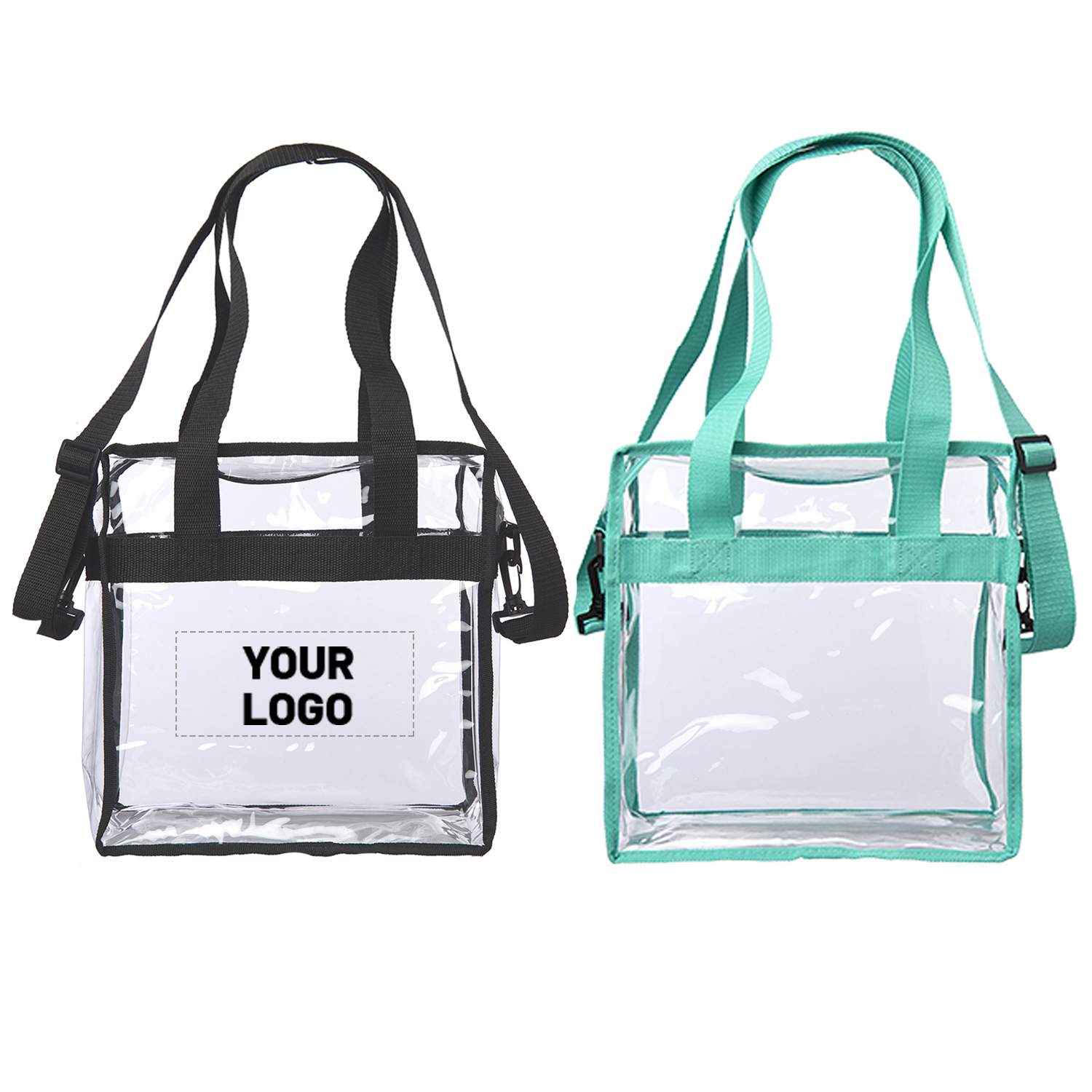 Transparent Tote Bag with Zipper 6