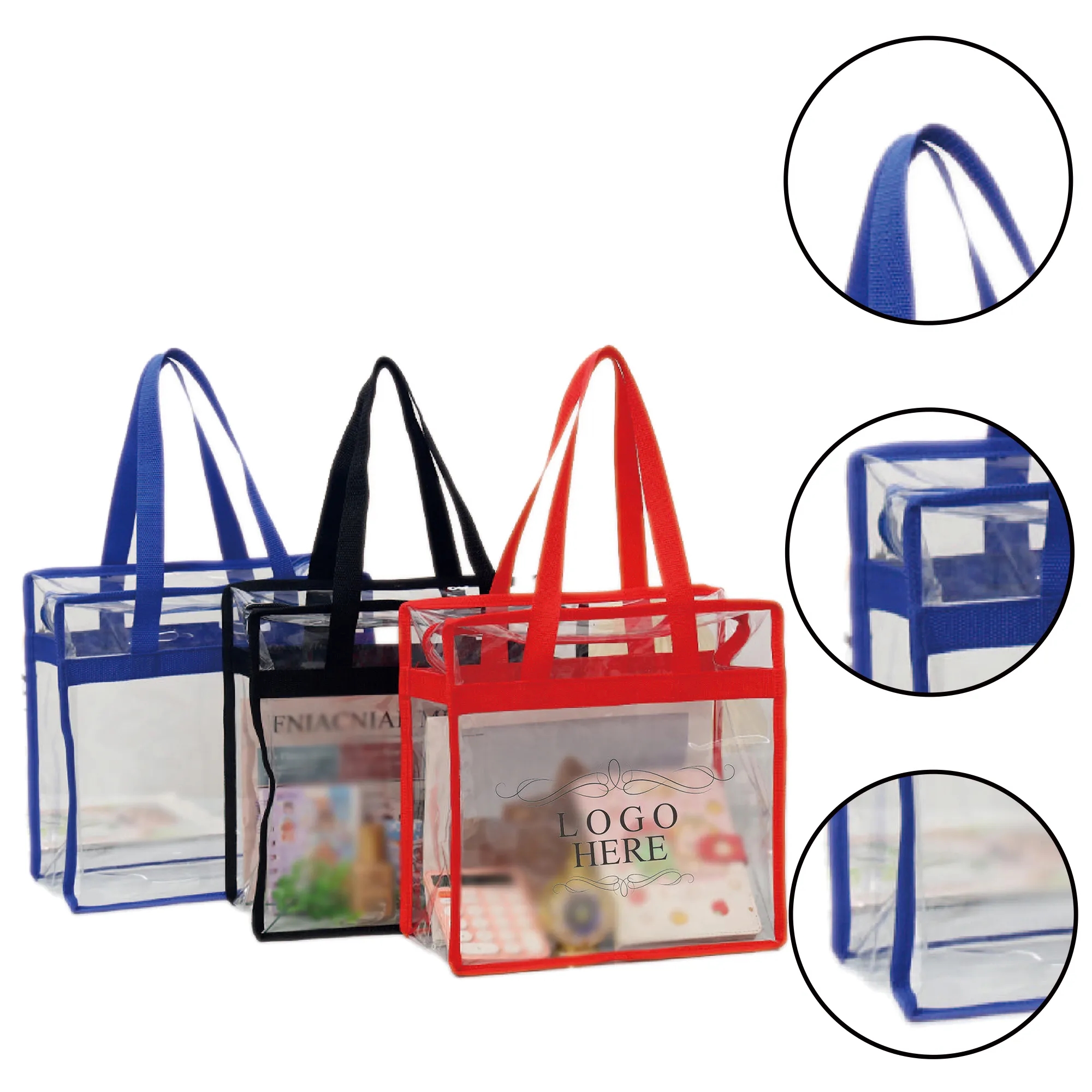 Custom Printed Tote-Clear 2