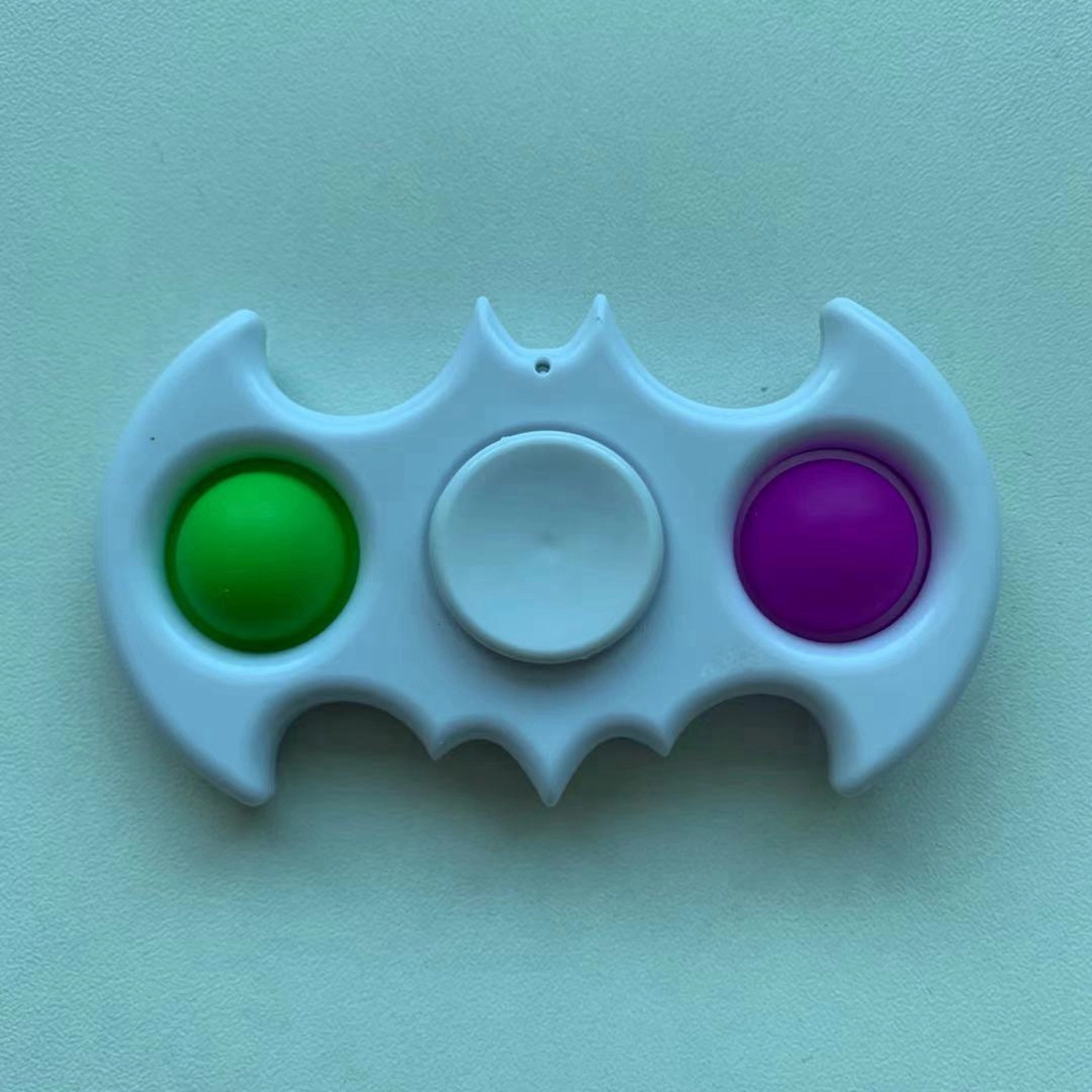 Bat Shape Silicone Push-Pop Bubble Fidget Sensory Spinner 4