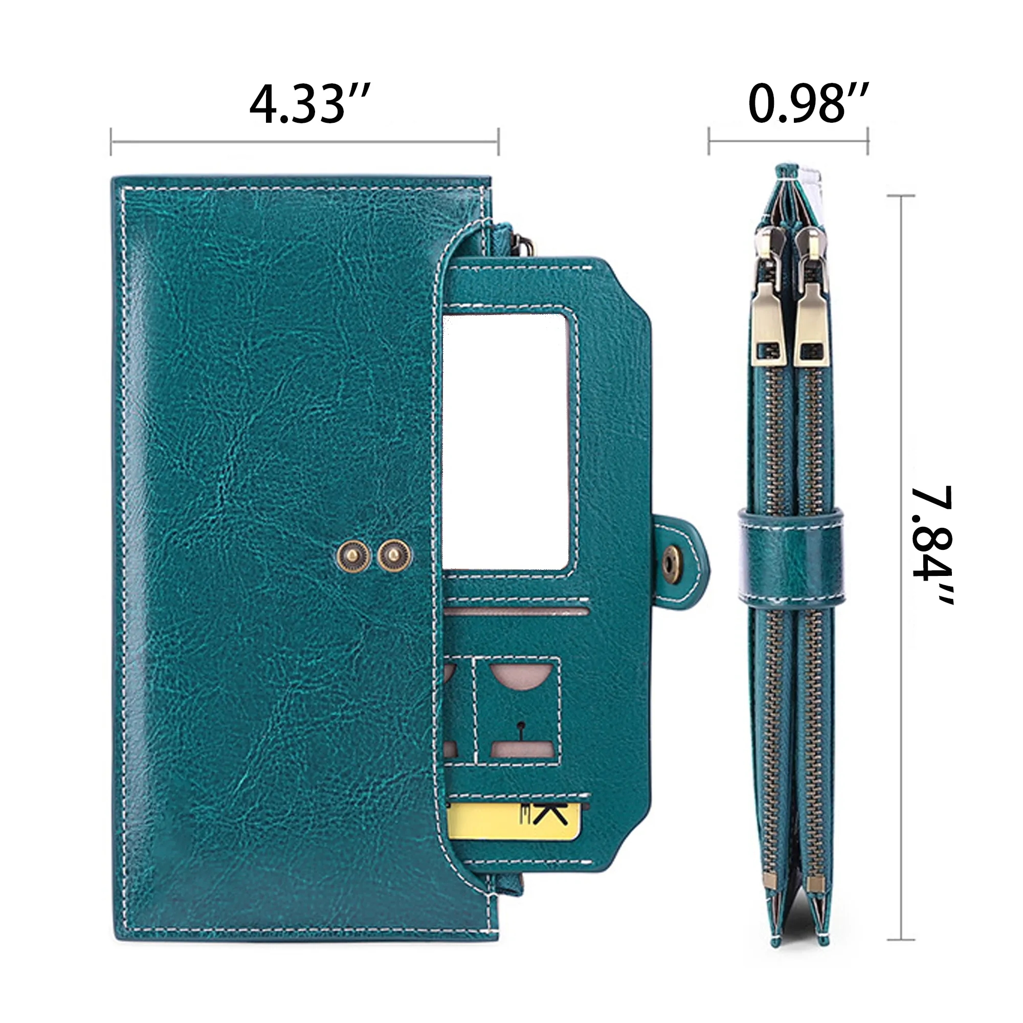 Women's Leather Credit Card Wallet 3