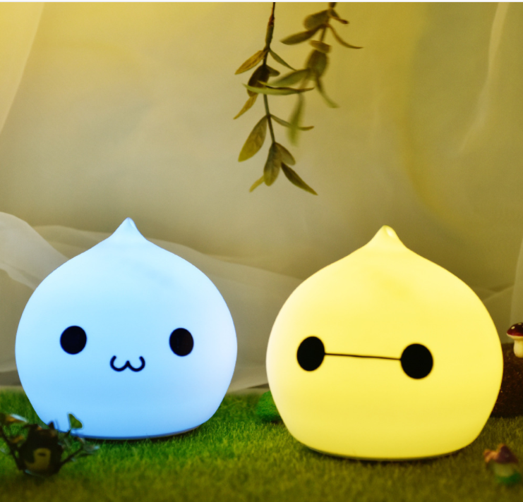 Rechargeable Waterdrop Silicone Night Light 3