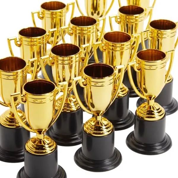 24 Pack Mini Gold Participation Trophies 11