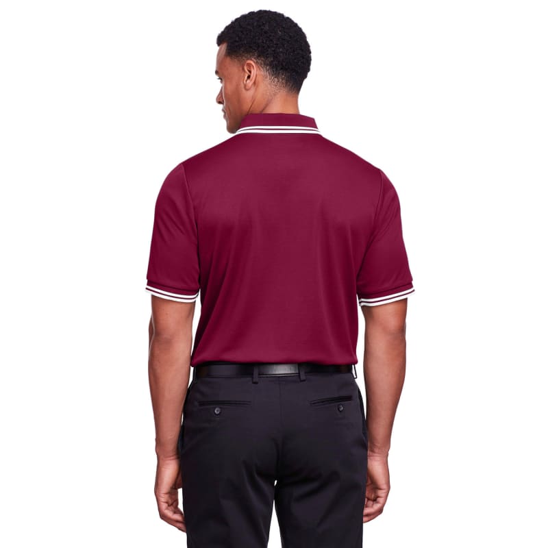 Devon & Jones Men's CrownLux Performance™ Plaited Tipped Polo 8