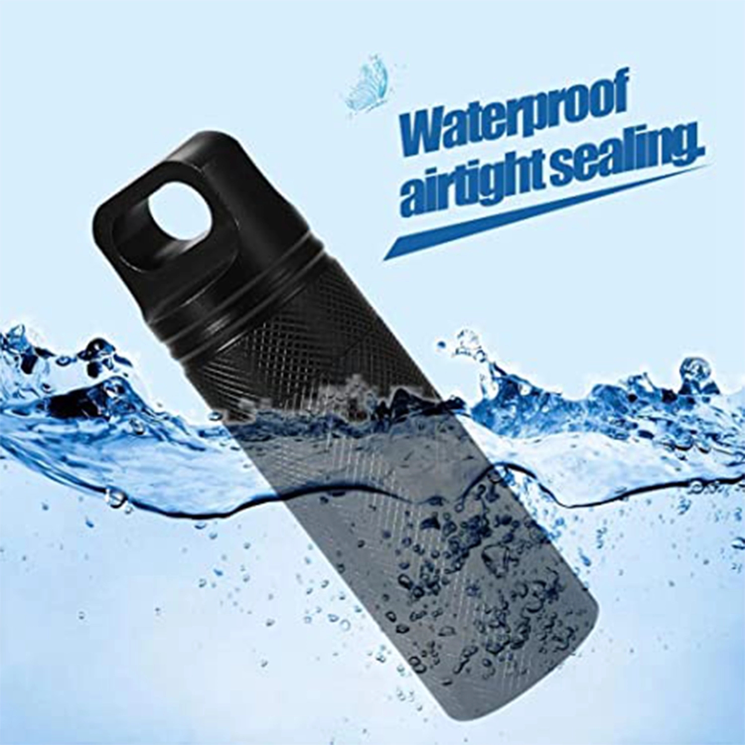 Waterproof Aluminium Alloy Medicine Bottle For Outdoor 4