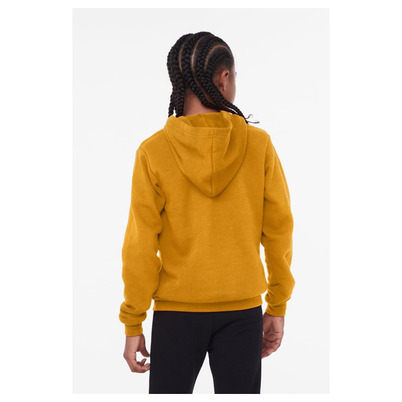 Bella + Canvas Youth Sponge Fleece Pullover Hooded Sweatshirt 2