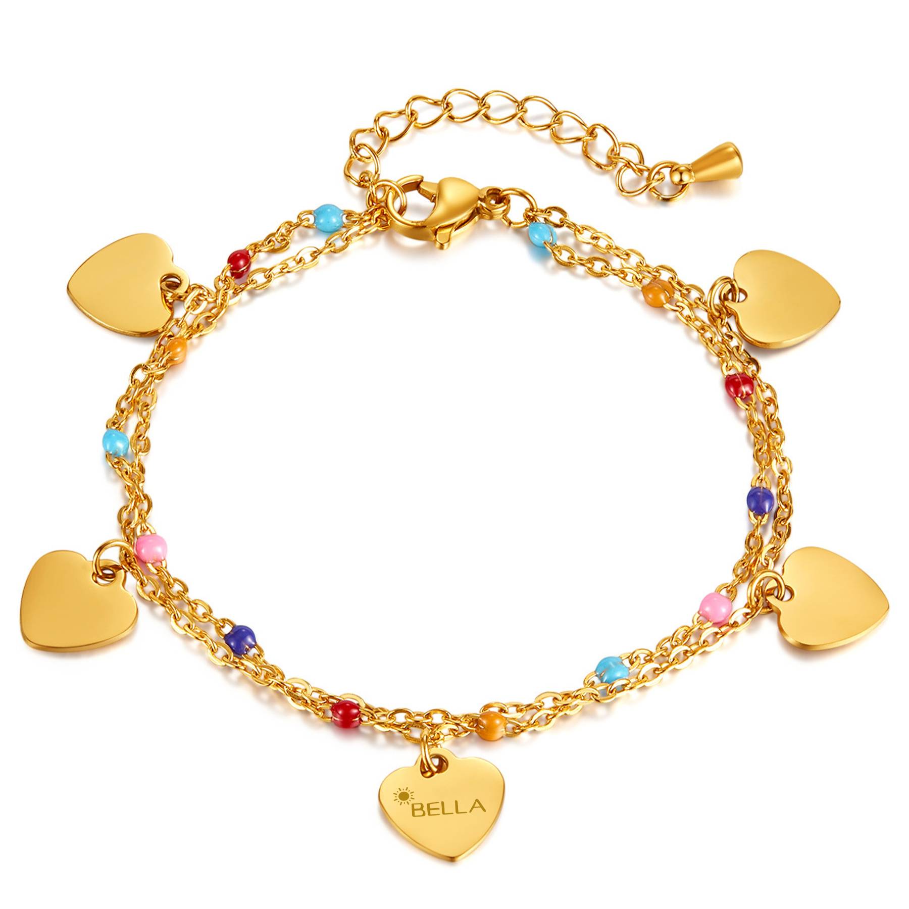 Stainless Steel Dopamine color love bracelet 14
