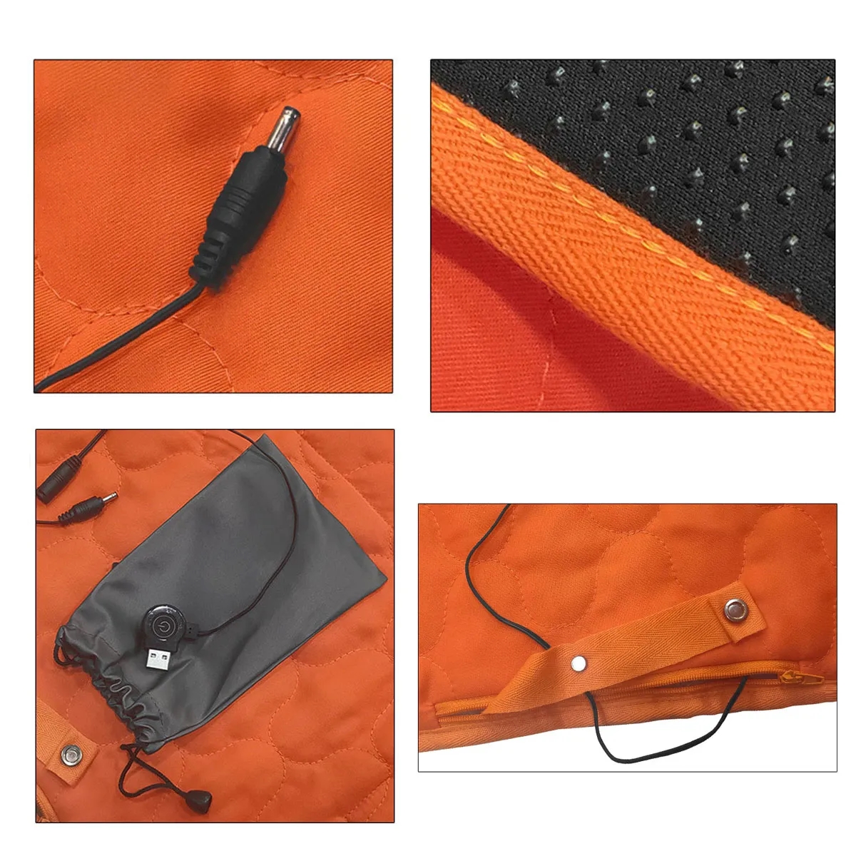 Camping Heated Sleeping Mat with Portable Pouch 7