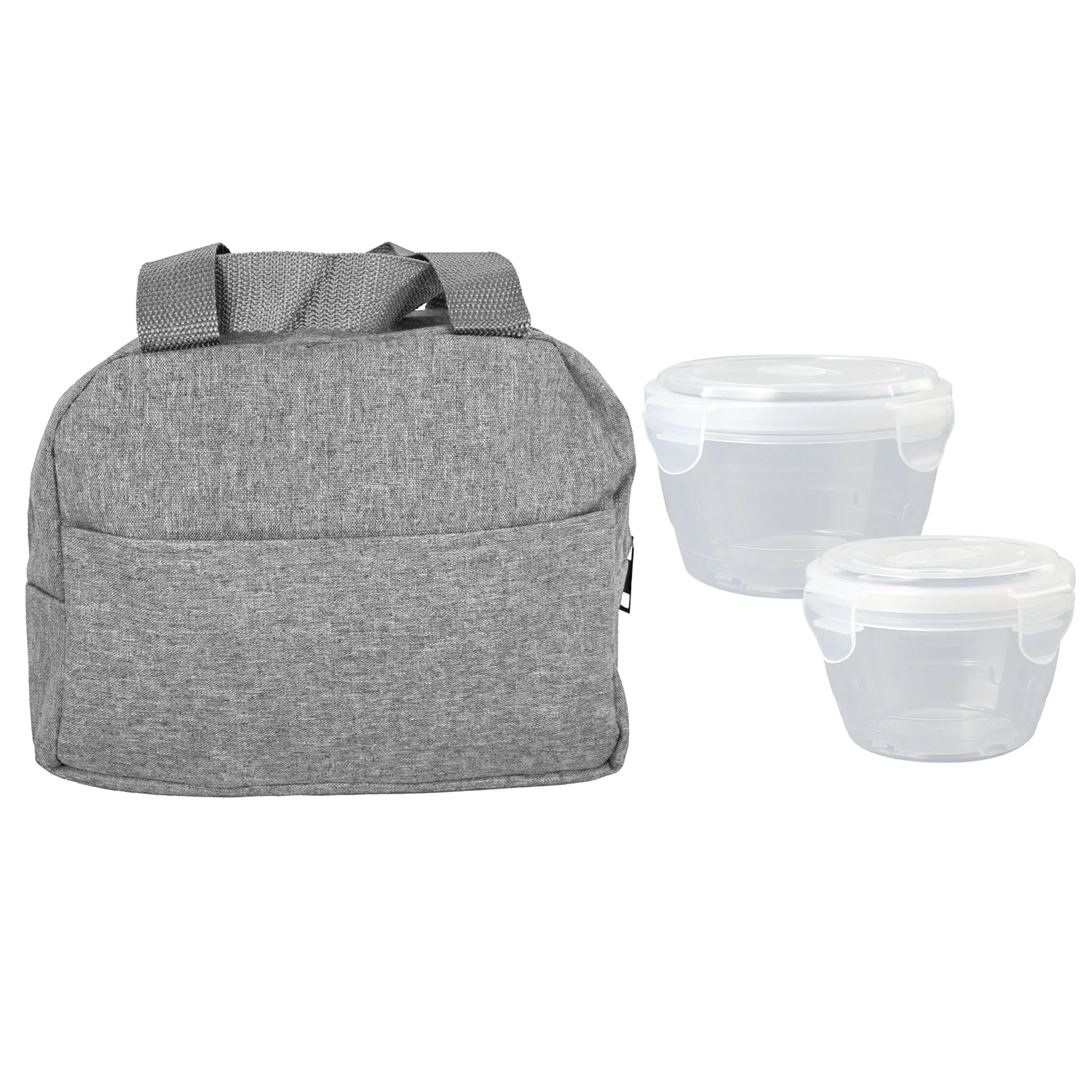 NESTED HEATHERED LUNCH COOLER 5